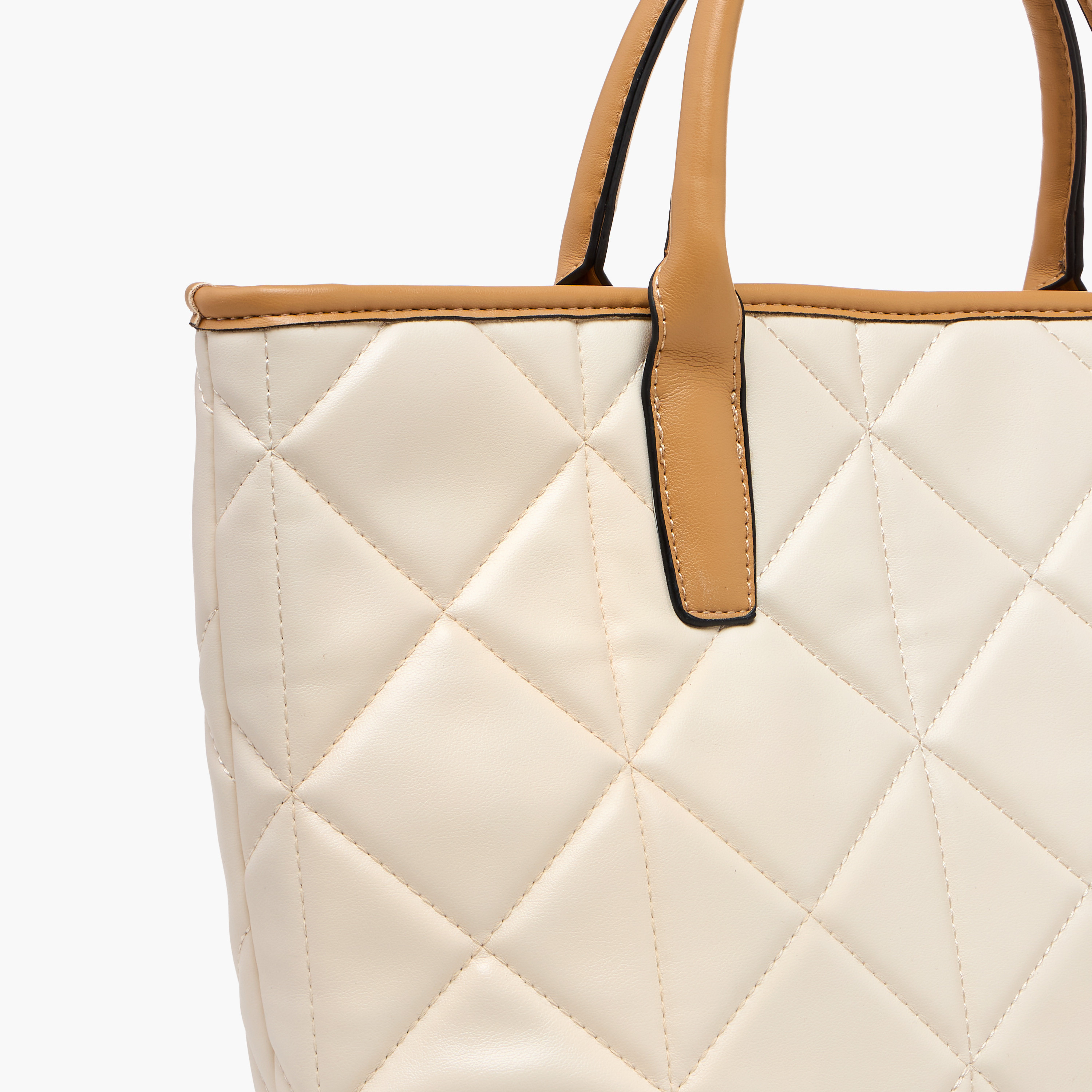 شنطة توت مبطنة بسحاب إغلاق ومقبض مزدوج من أدور-women-bagsandwallets-handbags-image-6