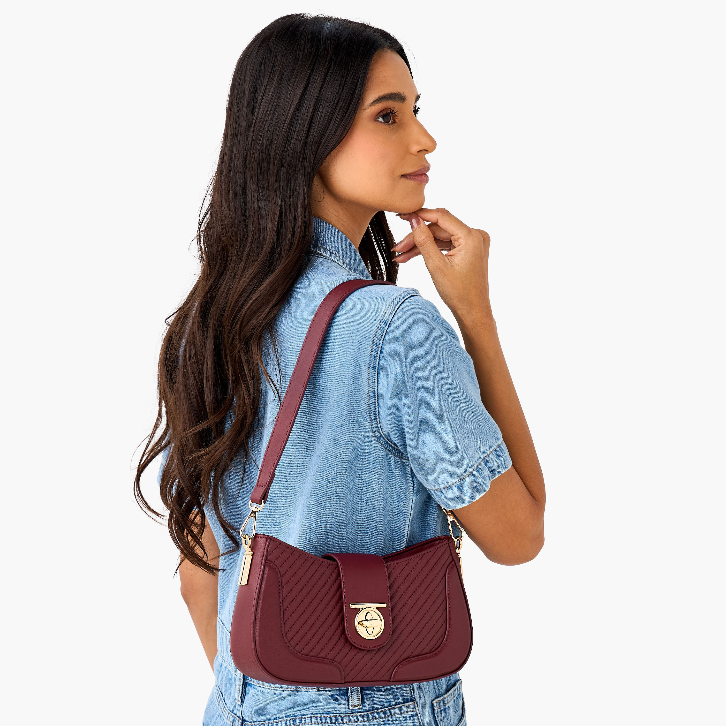 Sasha Quilted Crossbody Bag with Detachable Strap and Zip Closure-women-bagsandwallets-handbags-image-8