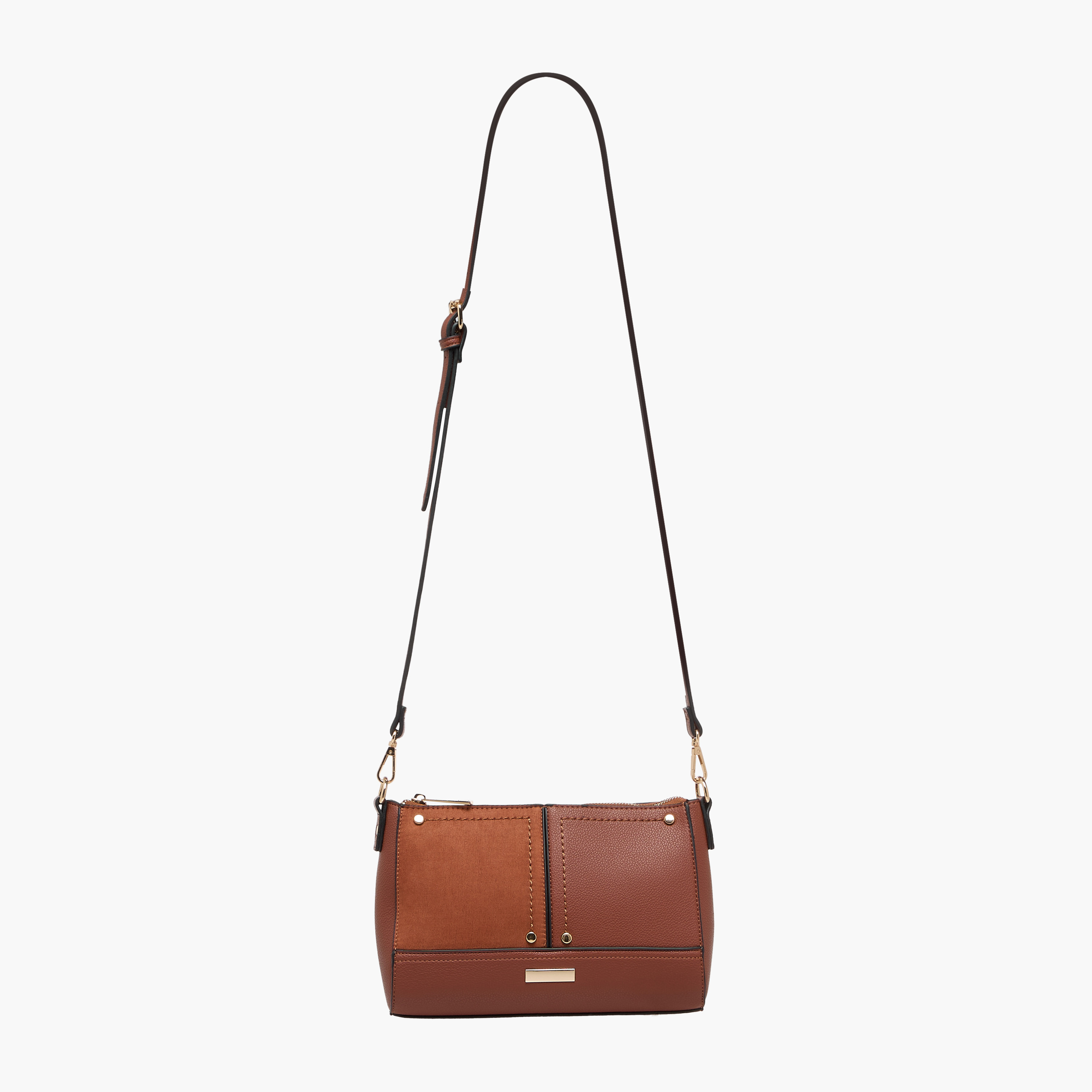 شنطة كروس بودي بألواح وسحاب إغلاق من ساشا-women-bagsandwallets-handbags-image-3