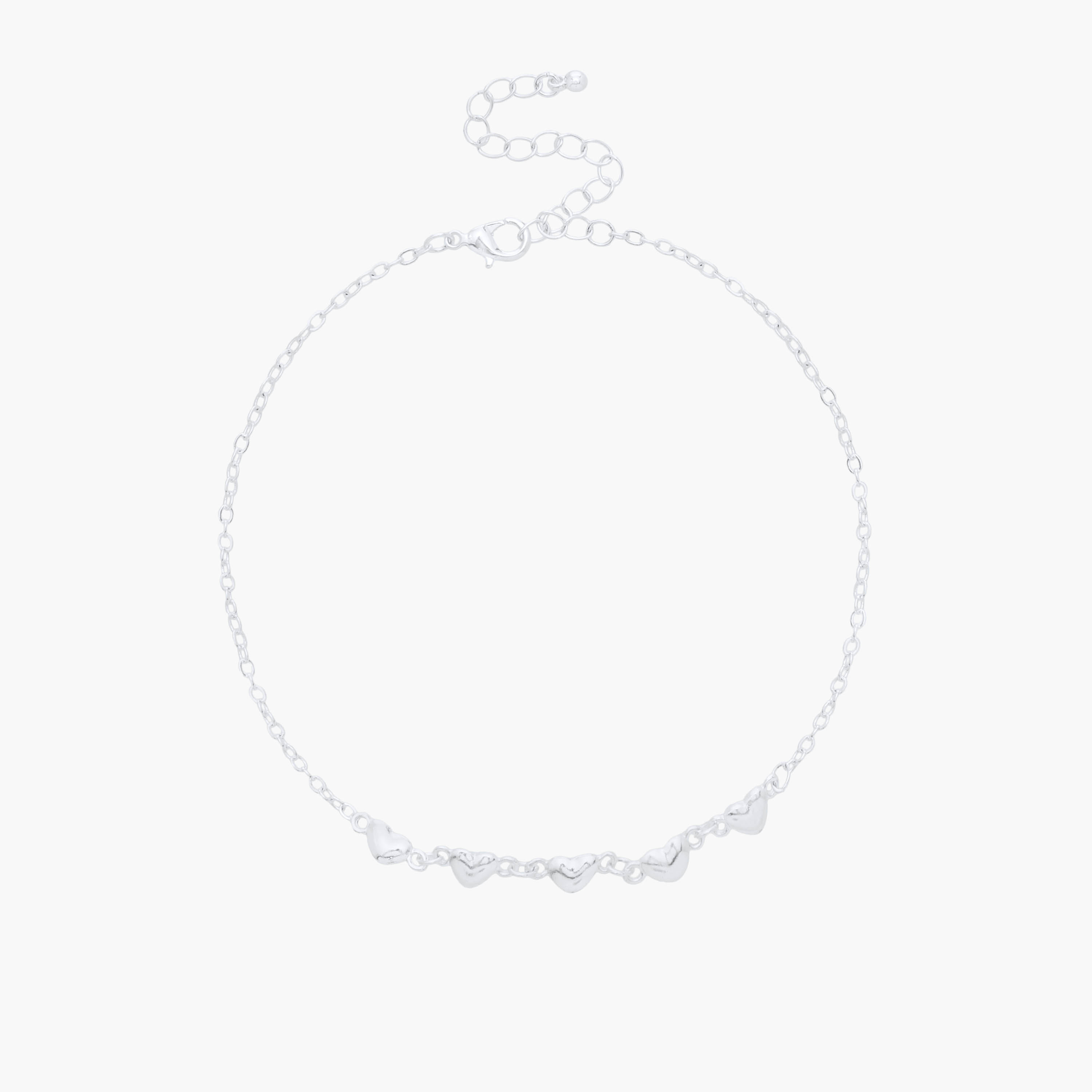 خلاخيل بمشبك إغلاق 3 قطع مزينة-women-watchesandjewellery-jewellery-anklets-image-5