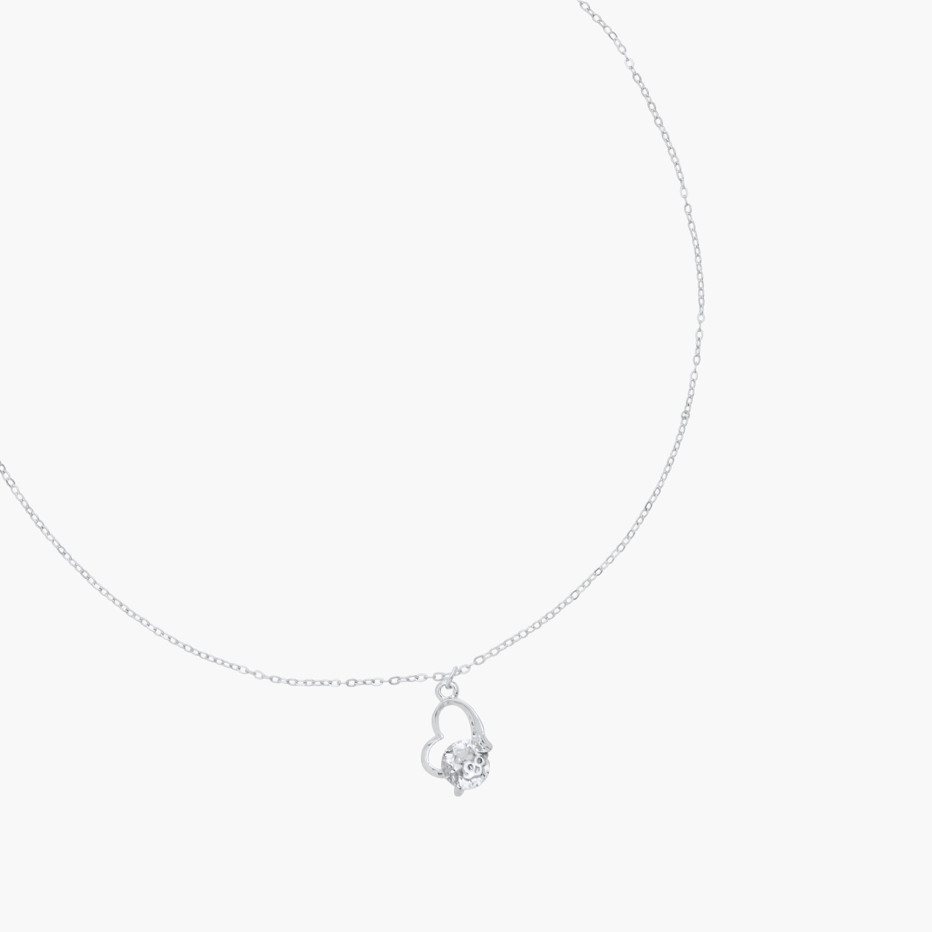 Cubic Zirconia Embellished Pendant Necklace with Lobster Clasp Closure-women-watchesandjewellery-jewellery-necklacesandpendants-image-2