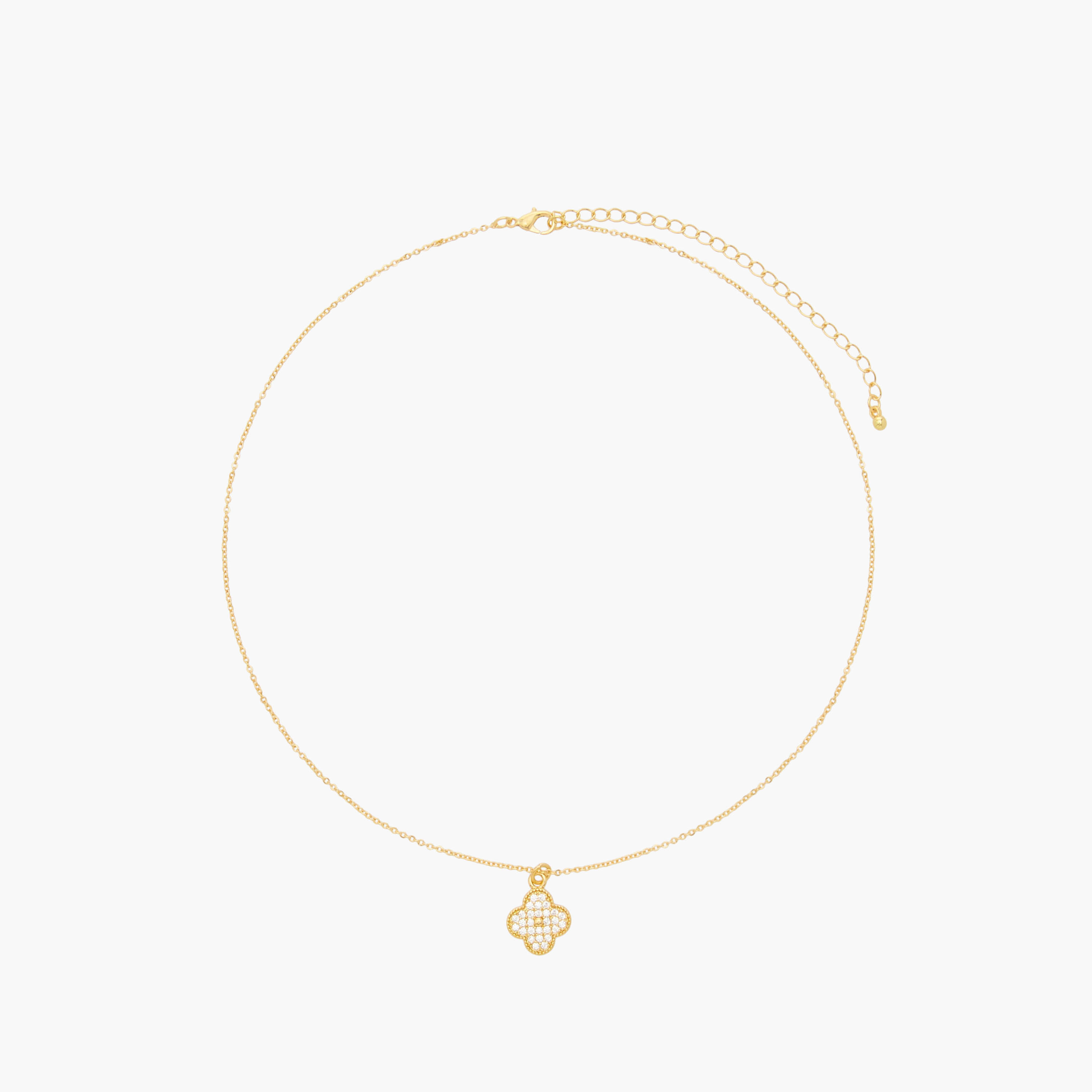 Cubic Zirconia Embellished Pendant Necklace-women-watchesandjewellery-jewellery-necklacesandpendants-image-1