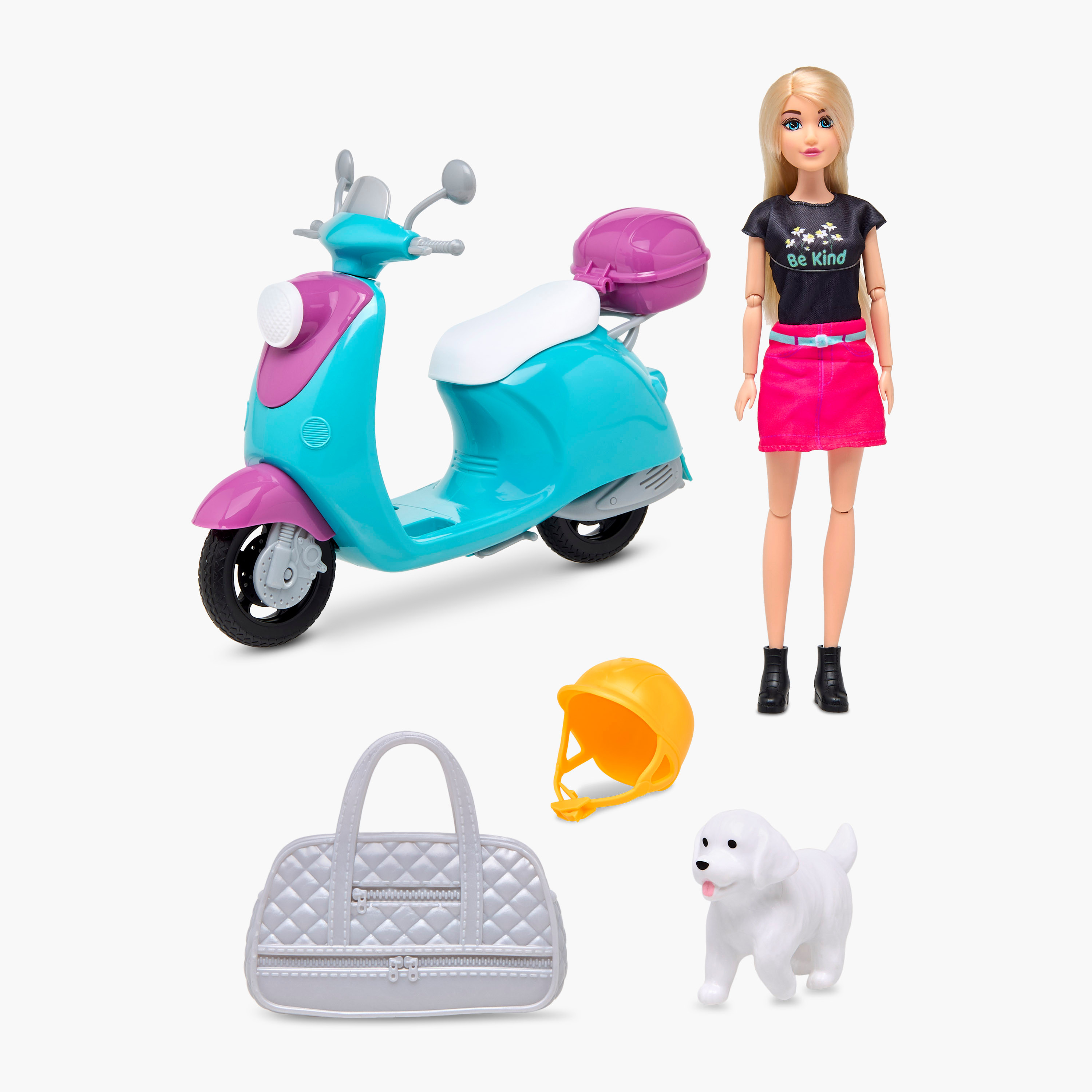 Juniors Emily and Pet Friends Doll Playset - 11 cm-toys-dollsandplaysets-dollplaysets-image-1