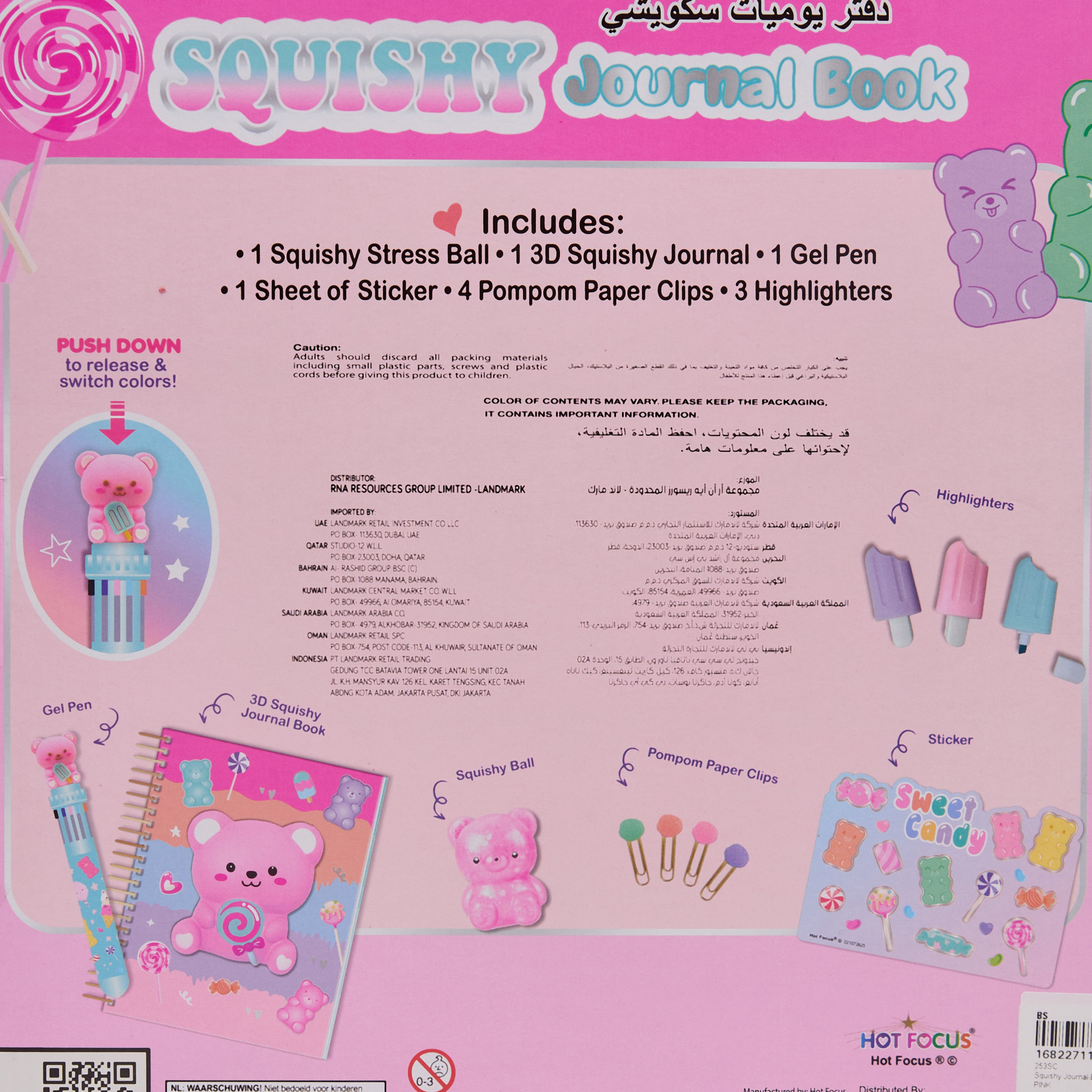 Hot Focus 11-Piece Squishy Journal Book Set-toys-roleplay-makeupandcosmeticsets-image-8