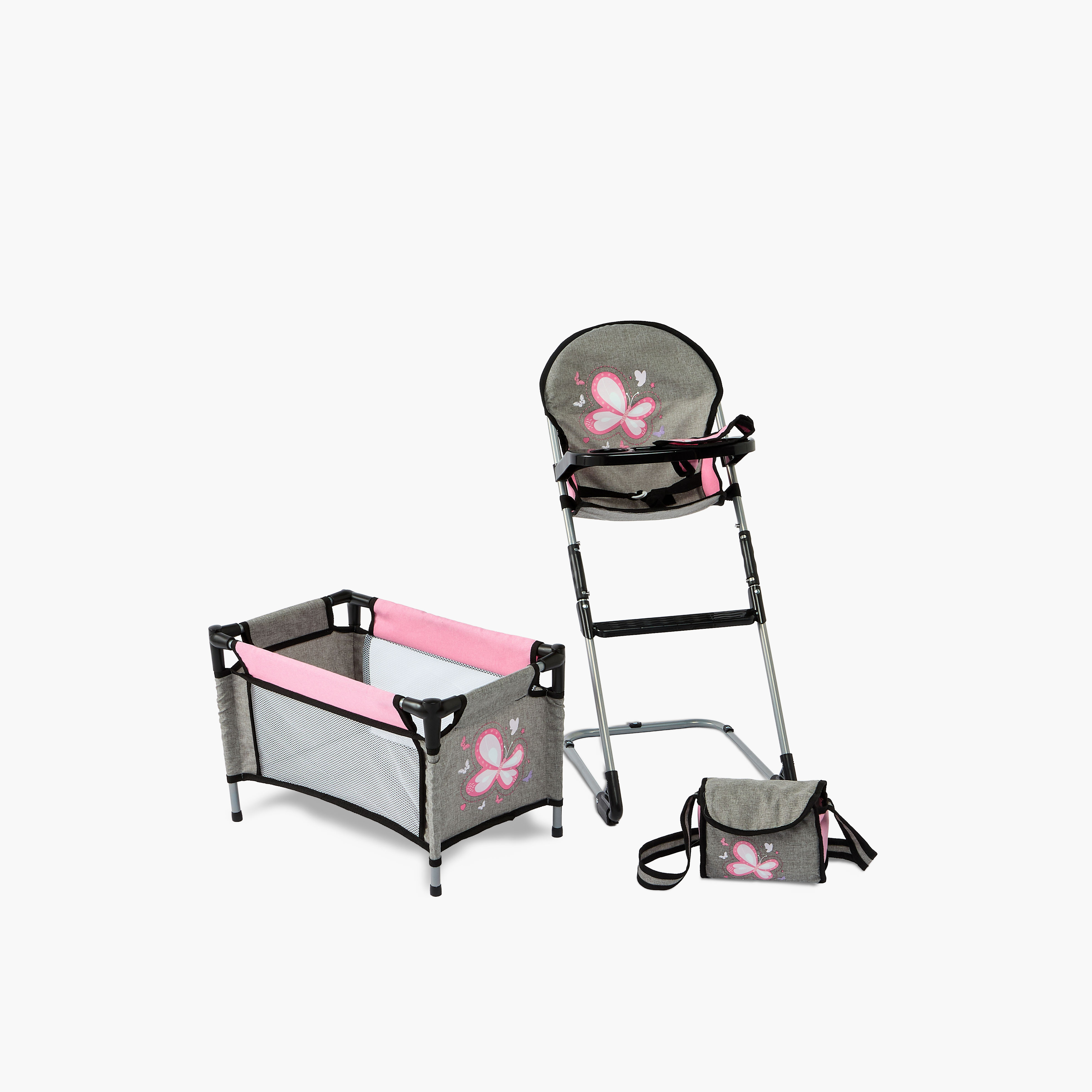 مجموعة لعب عربة دمى 4 في 1 من جونيورز-toys-dollsandplaysets-dollplaysets-image-1