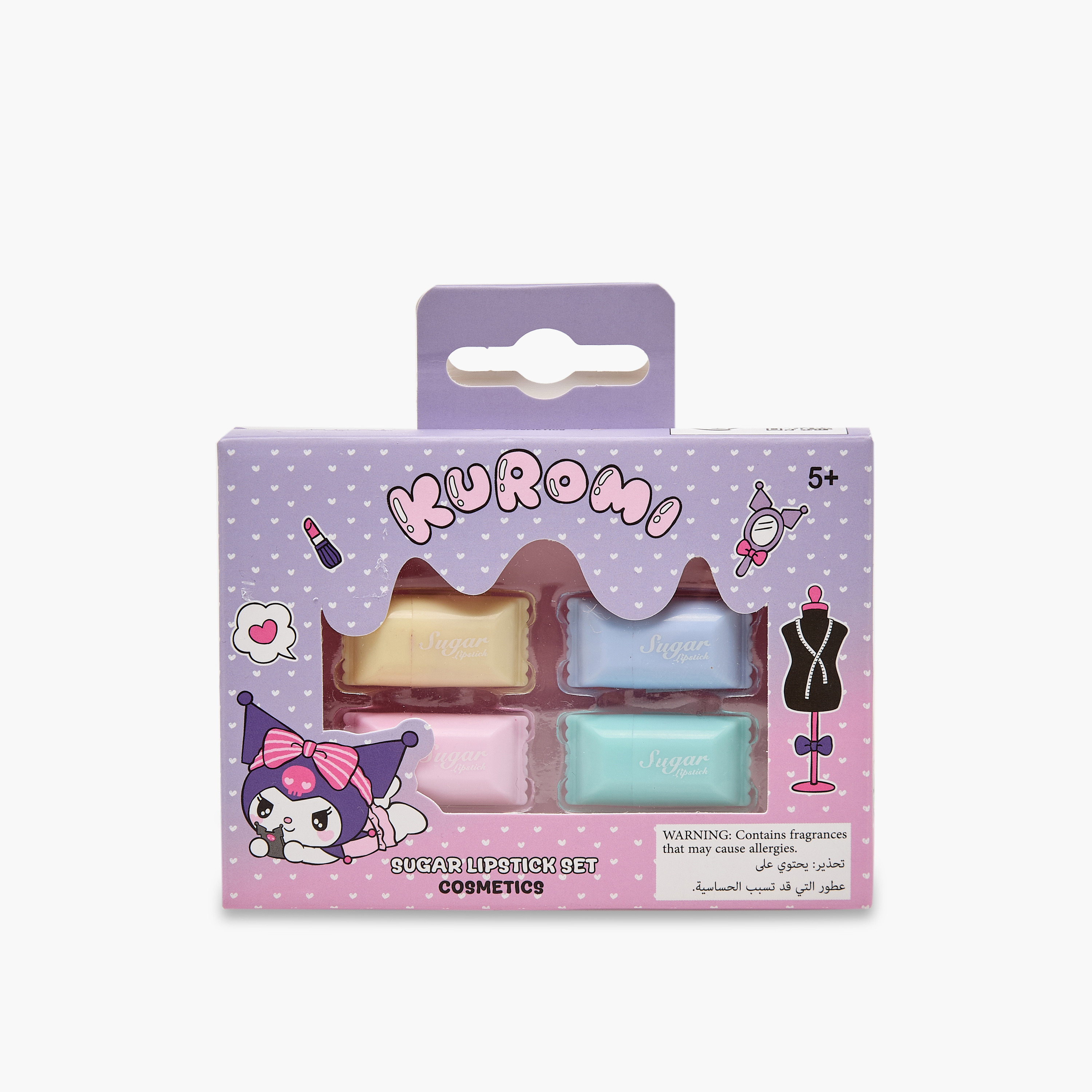 Kuromi Sugar Lipstick Set-toys-roleplay-makeupandcosmeticsets-image-4