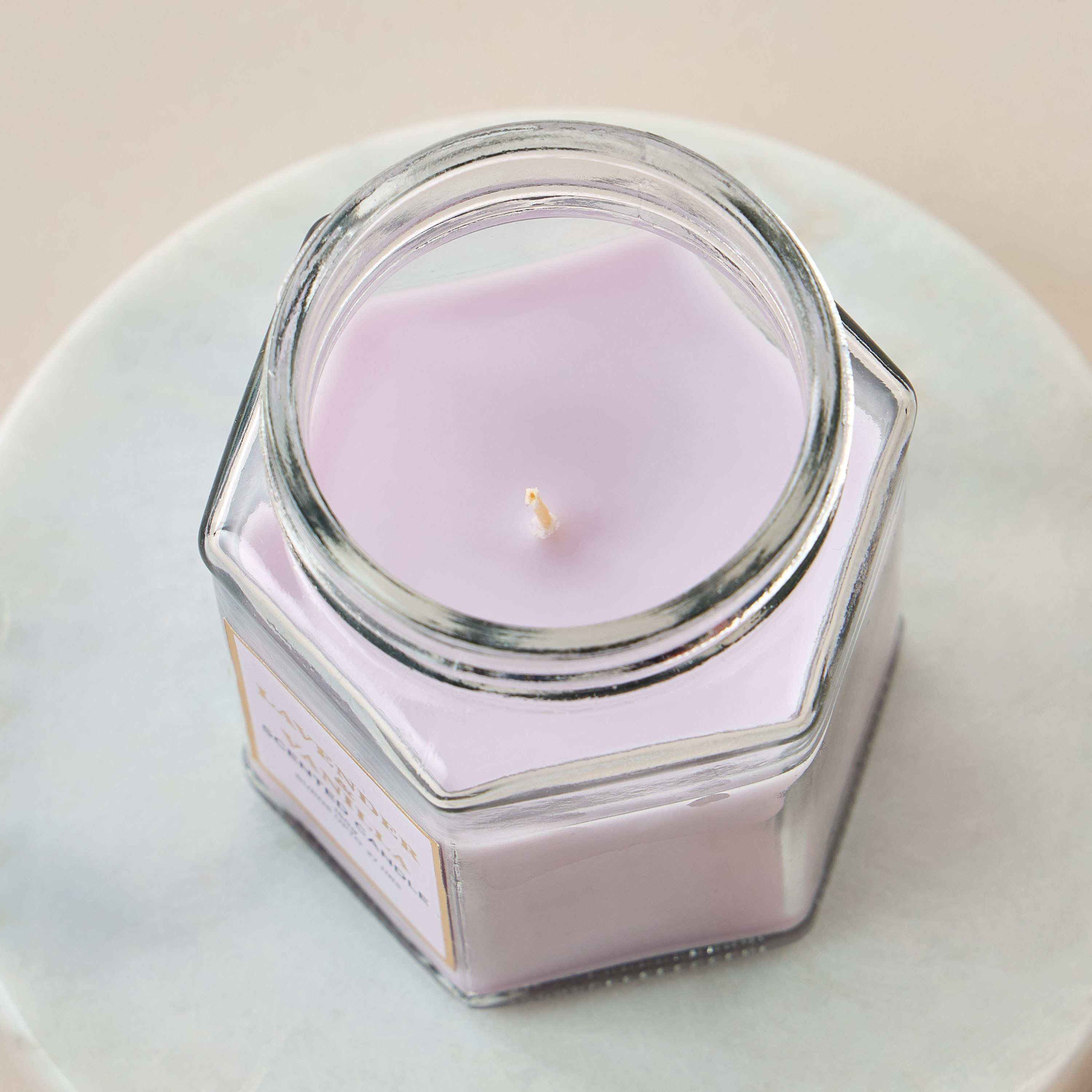 Lavender and Vanilla Scented Jar Candle - 150 gms-household-homefragrance-candles-image-3