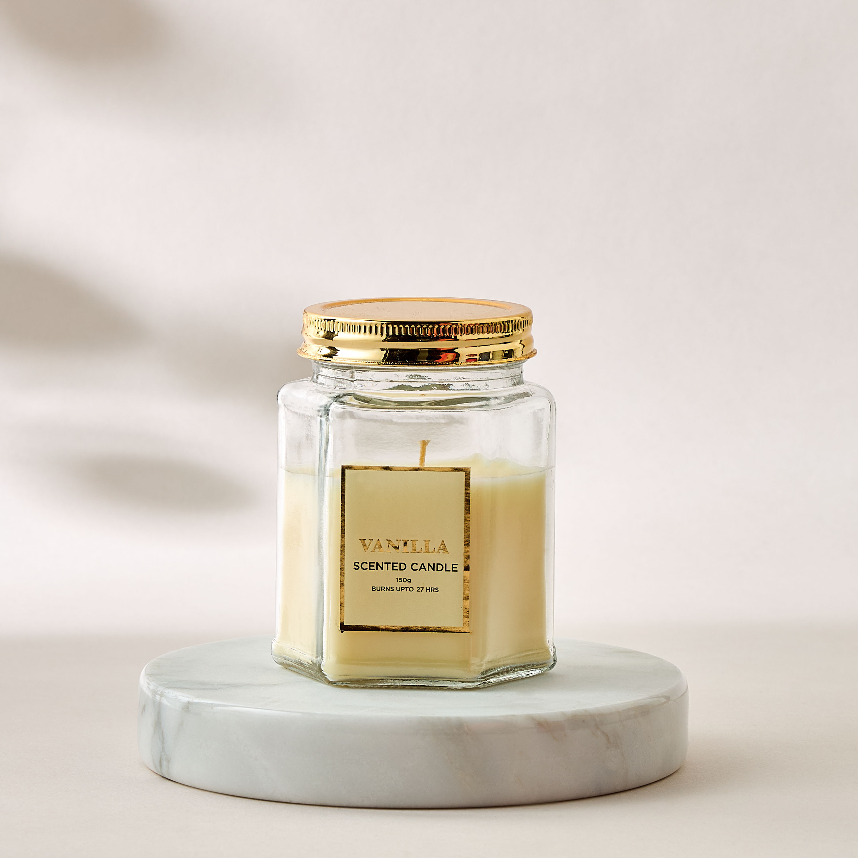 Lavender and Vanilla Scented Jar Candle - 150 gms-household-homefragrance-candles-image-2