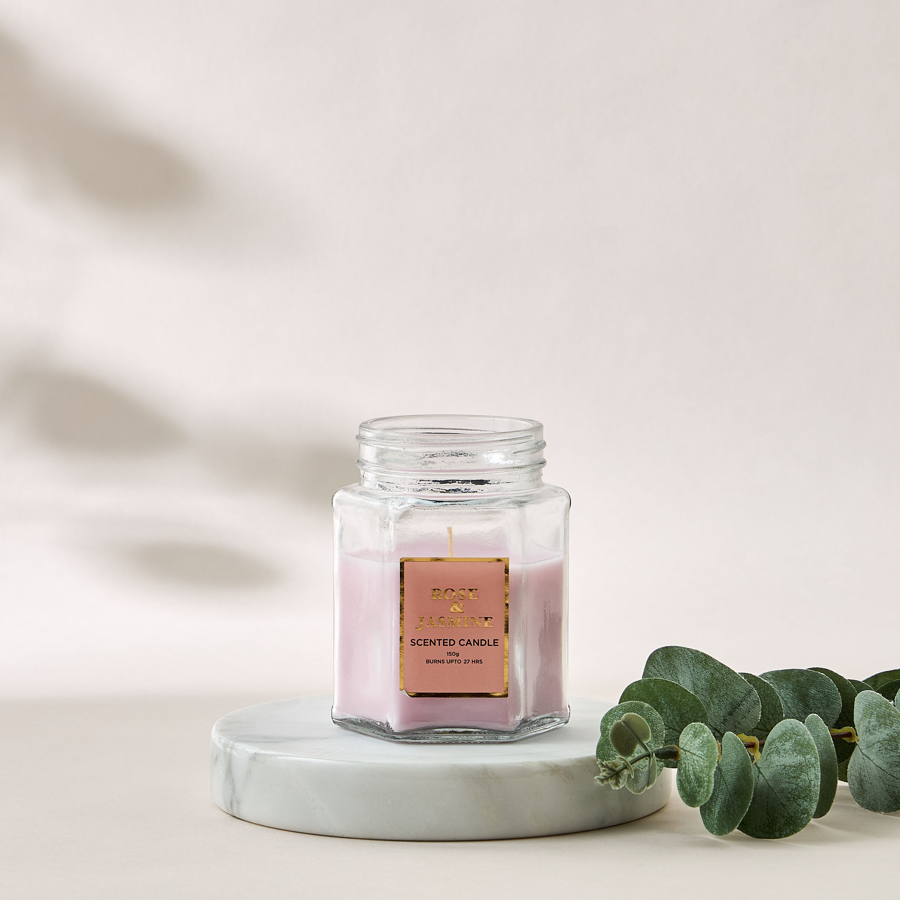 Lavender and Vanilla Scented Jar Candle - 150 gms-household-homefragrance-candles-image-1