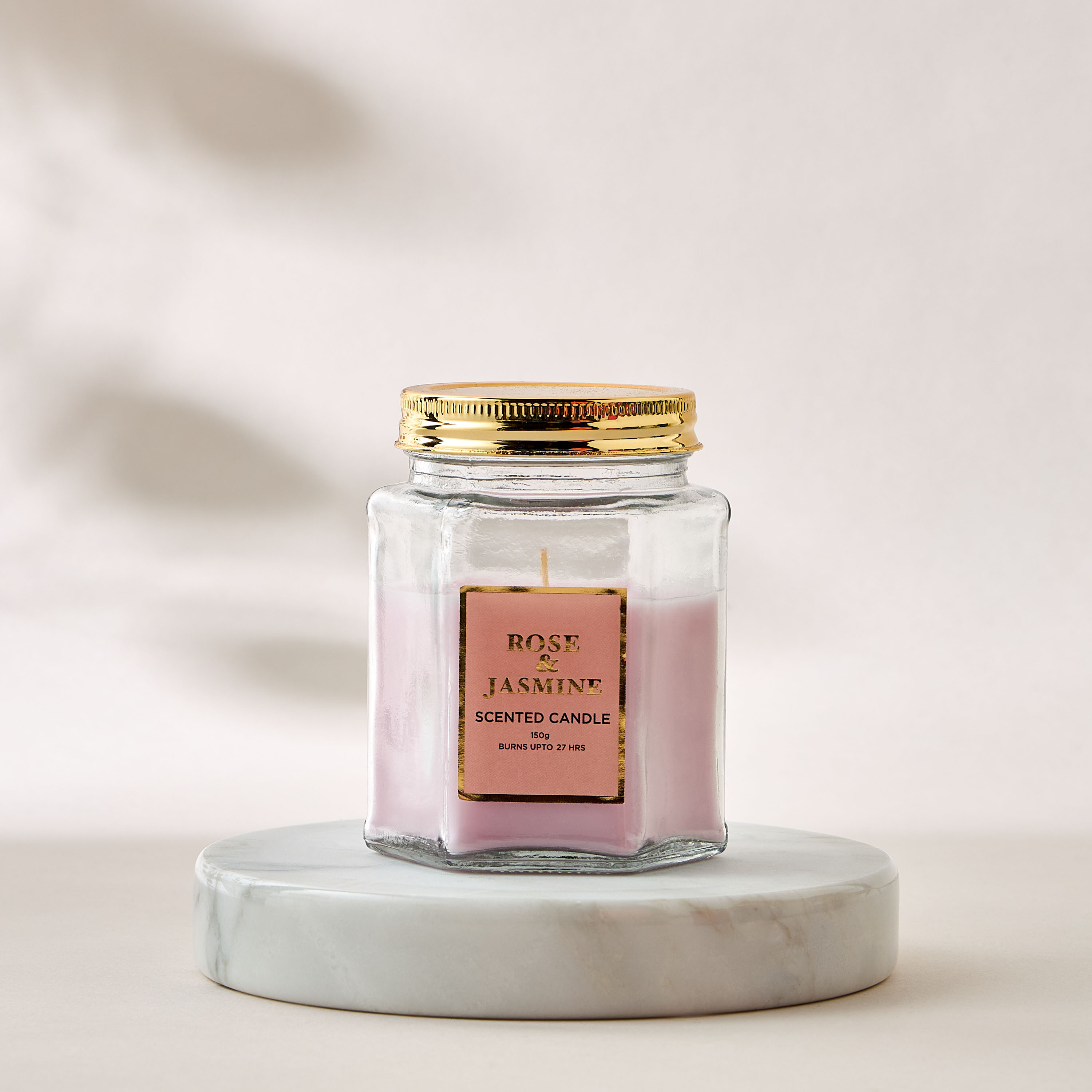 Lavender and Vanilla Scented Jar Candle - 150 gms-household-homefragrance-candles-image-2