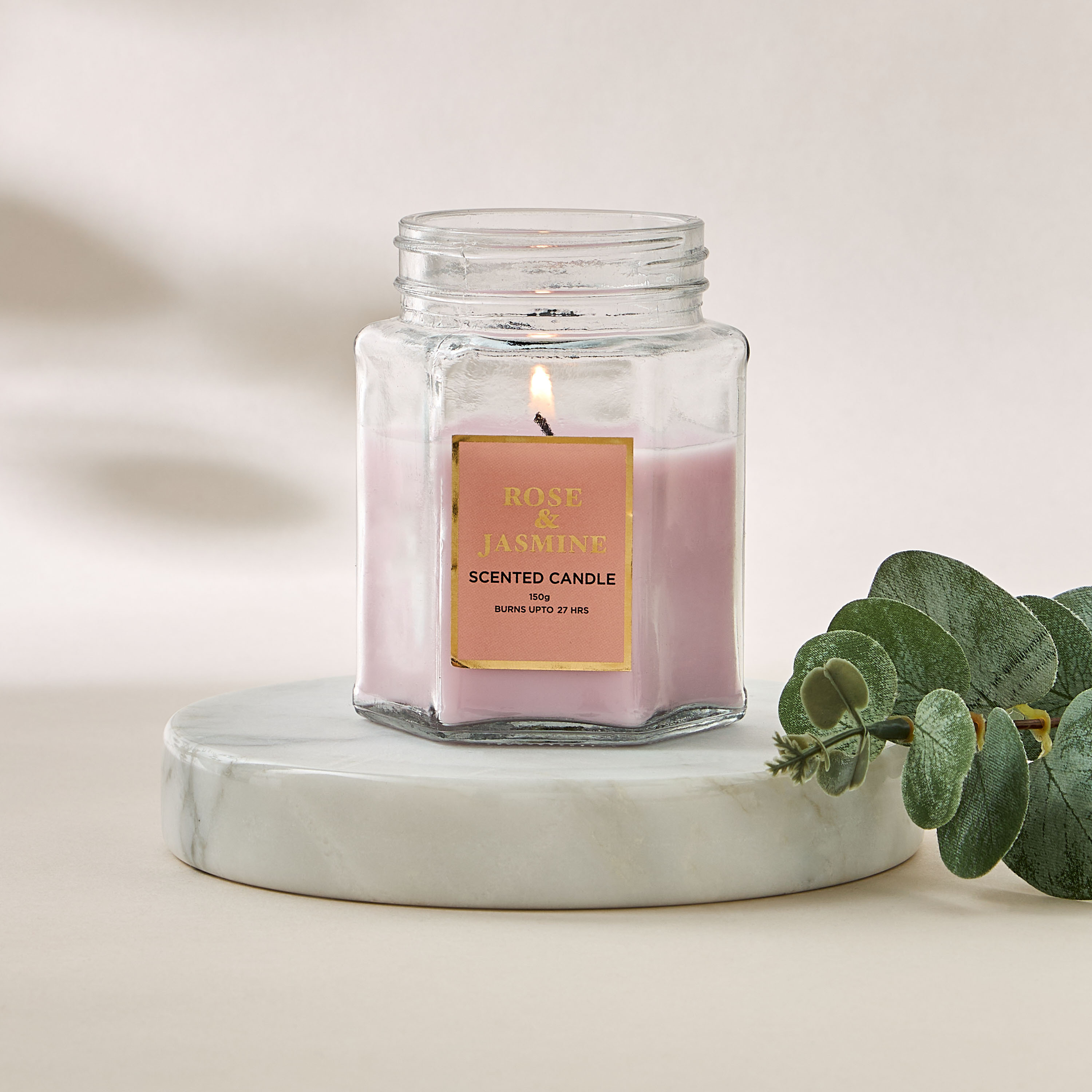 Lavender and Vanilla Scented Jar Candle - 150 gms-household-homefragrance-candles-image-4
