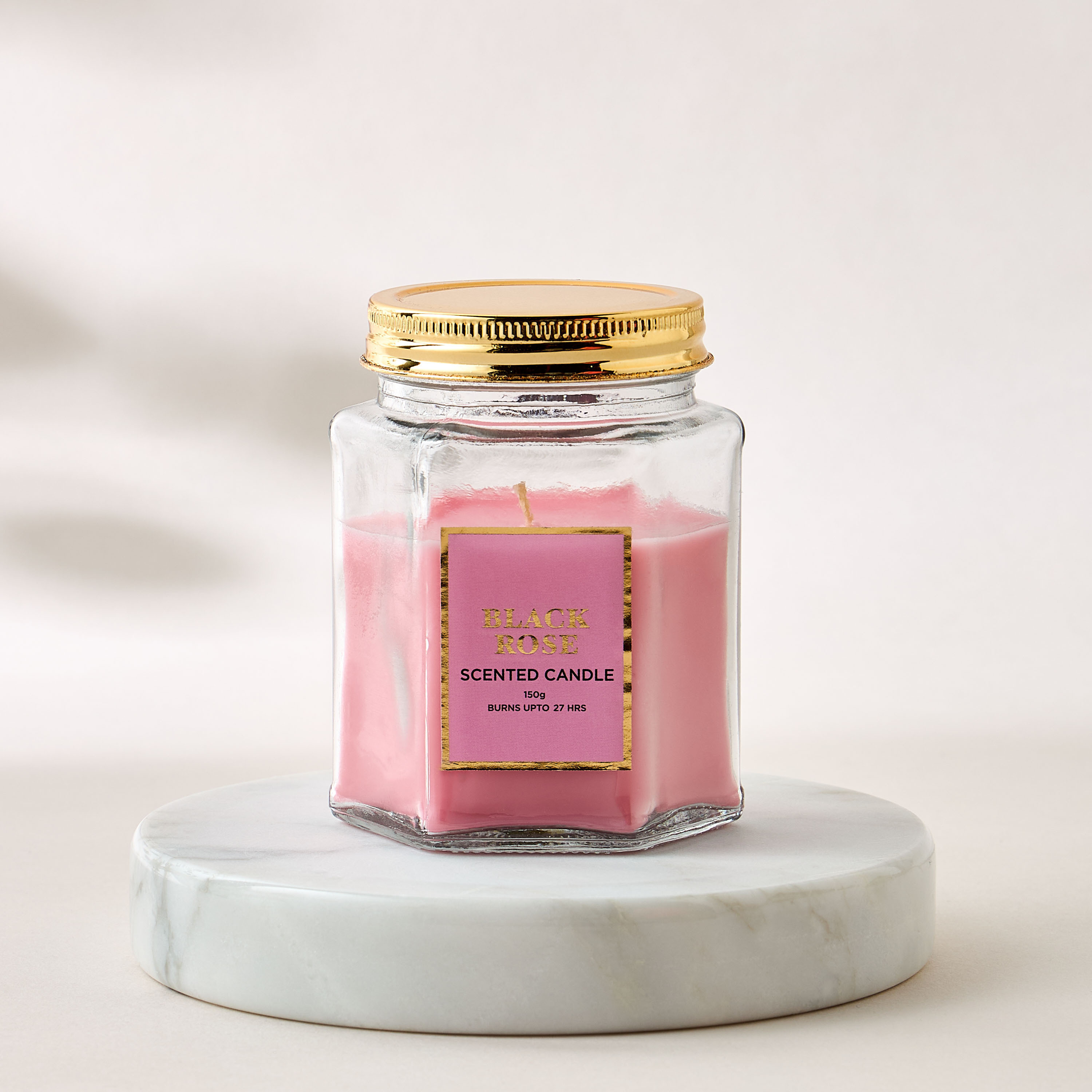 Lavender and Vanilla Scented Jar Candle - 150 gms-household-homefragrance-candles-image-2
