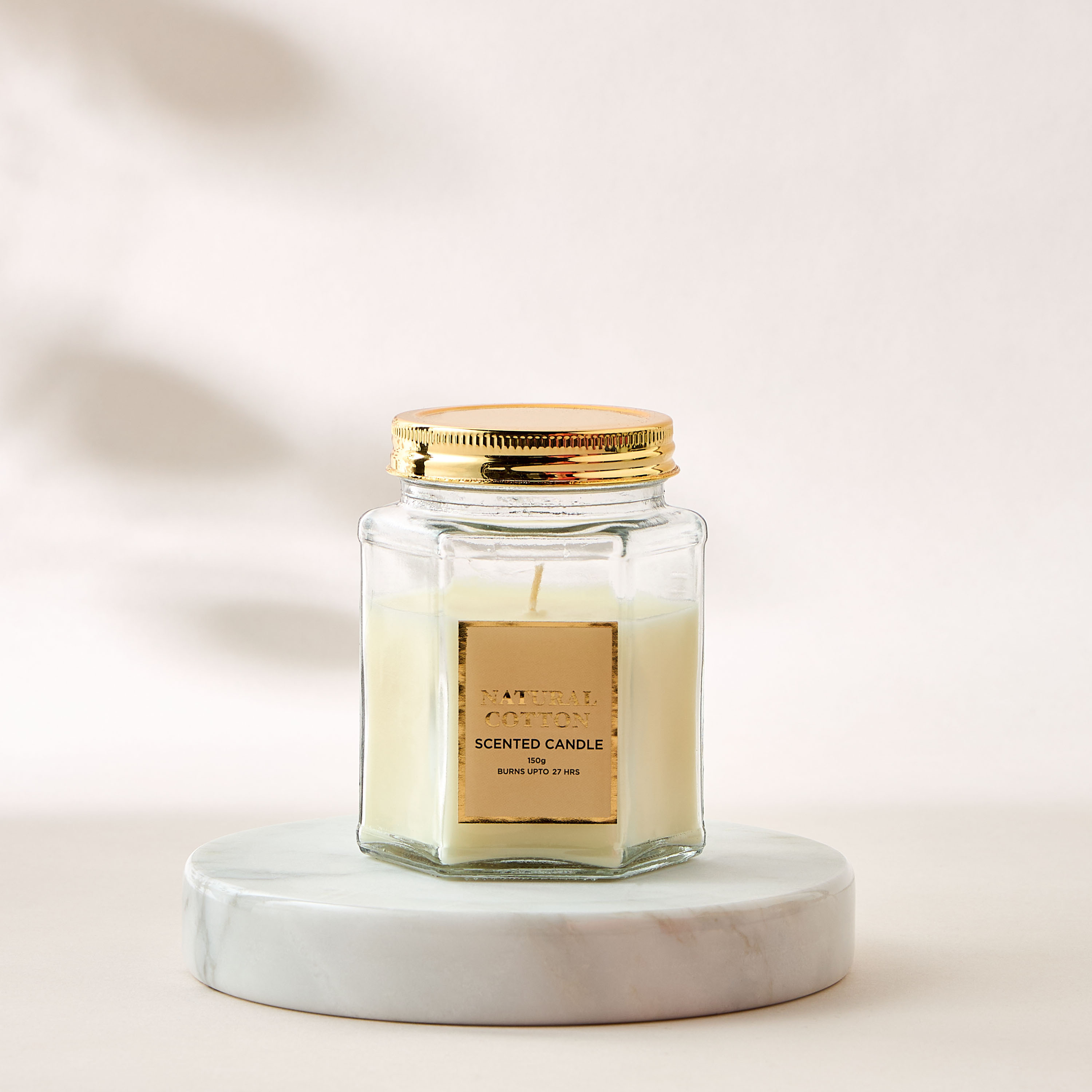 Lavender and Vanilla Scented Jar Candle - 150 gms-household-homefragrance-candles-image-2