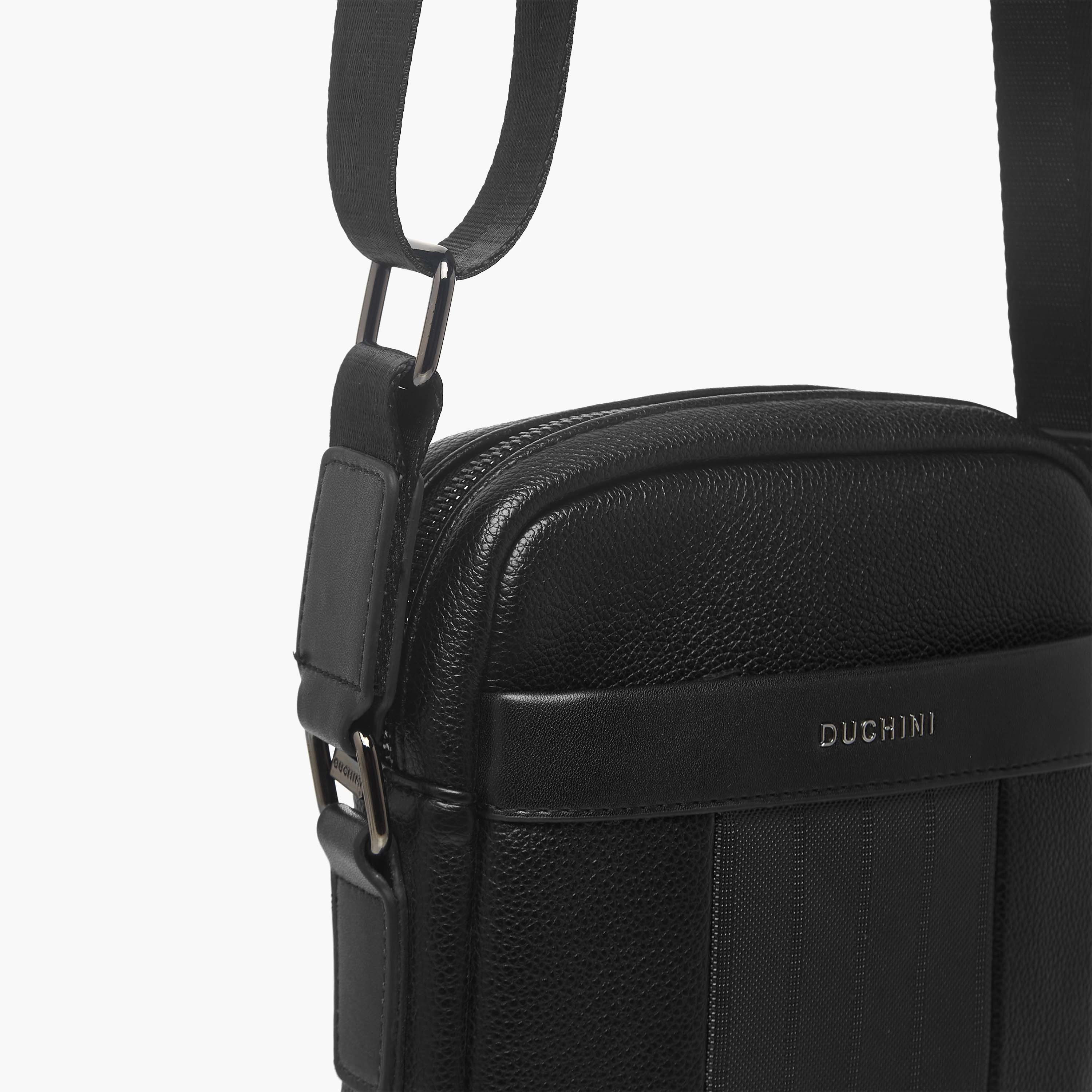 Duchini Men Solid Crossbody Bag-men-bags-image-4