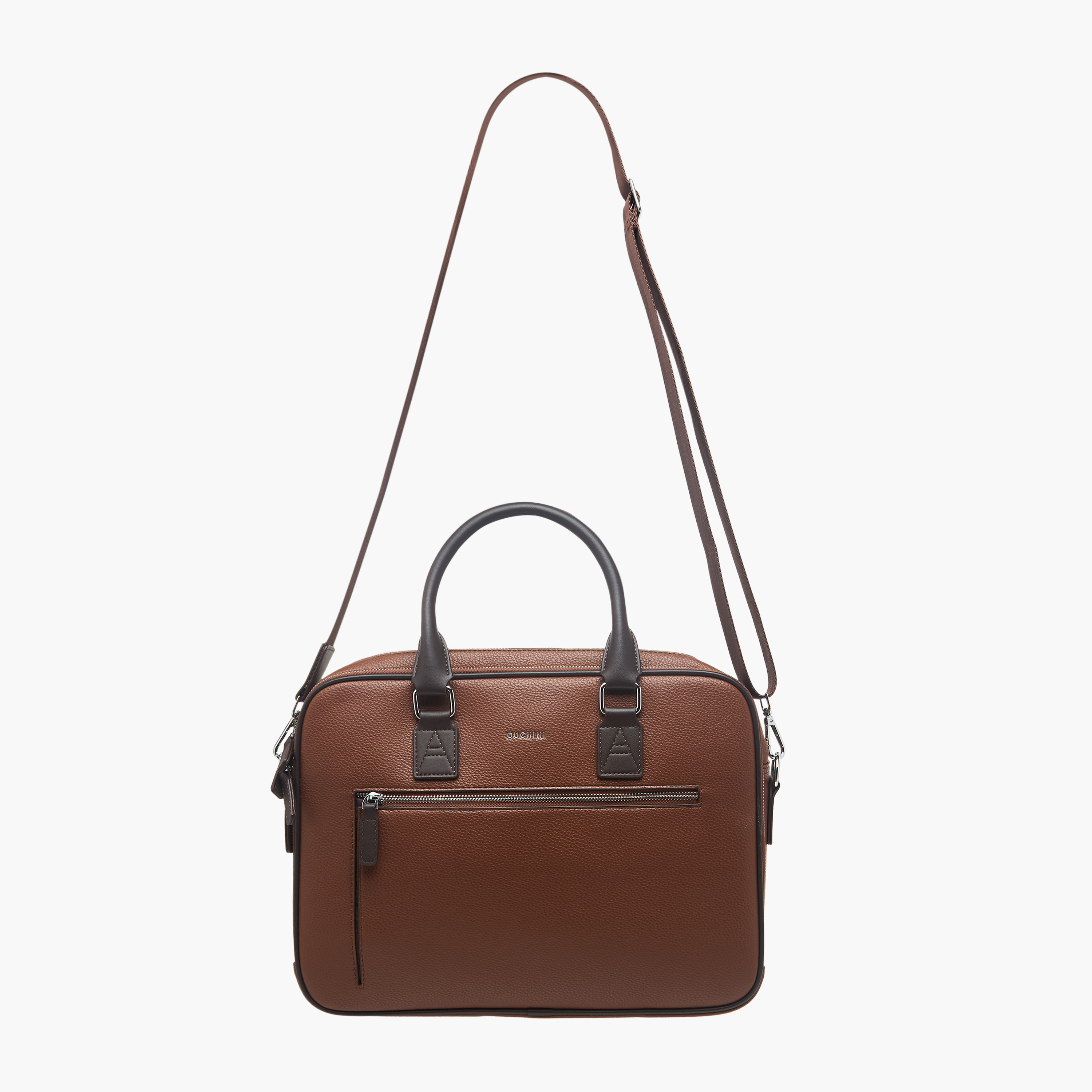 Duchini Men Solid Double Handle Laptop Bag-men-bags-image-2