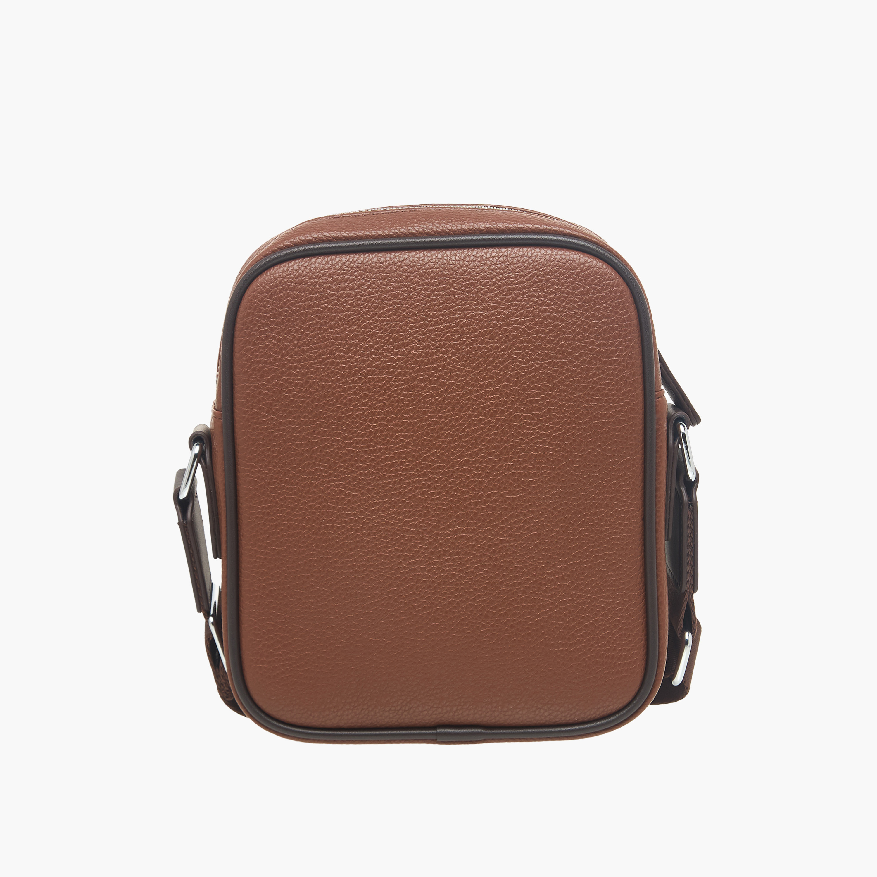 Duchini Men Solid Adjustable Strap Crossbody Bag-men-bags-image-3