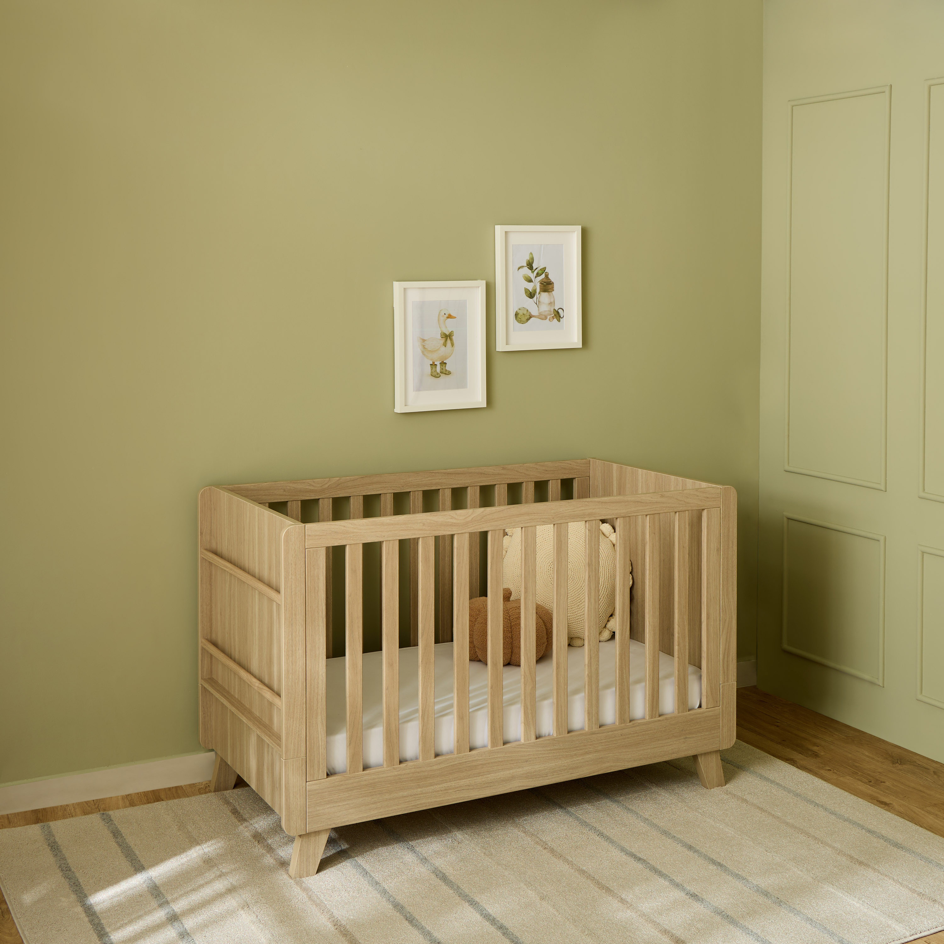 سرير أطفال خشب بارتفاع مرتبة قابل للتعديل أوسكار من جيجلز-baby-nursery-furniture-cribsandbeds-babycribs-image-10