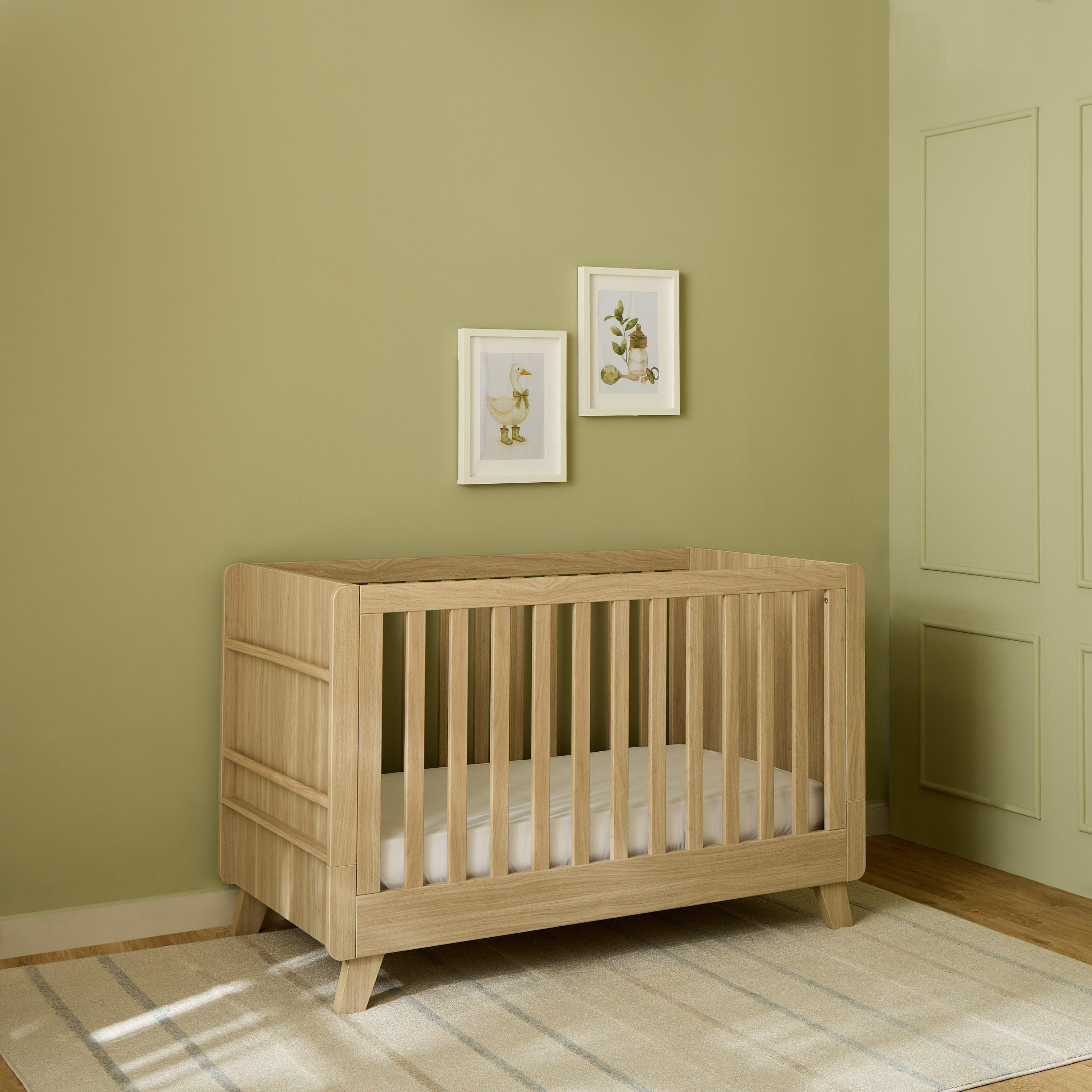 سرير أطفال خشب بارتفاع مرتبة قابل للتعديل أوسكار من جيجلز-baby-nursery-furniture-cribsandbeds-babycribs-image-6