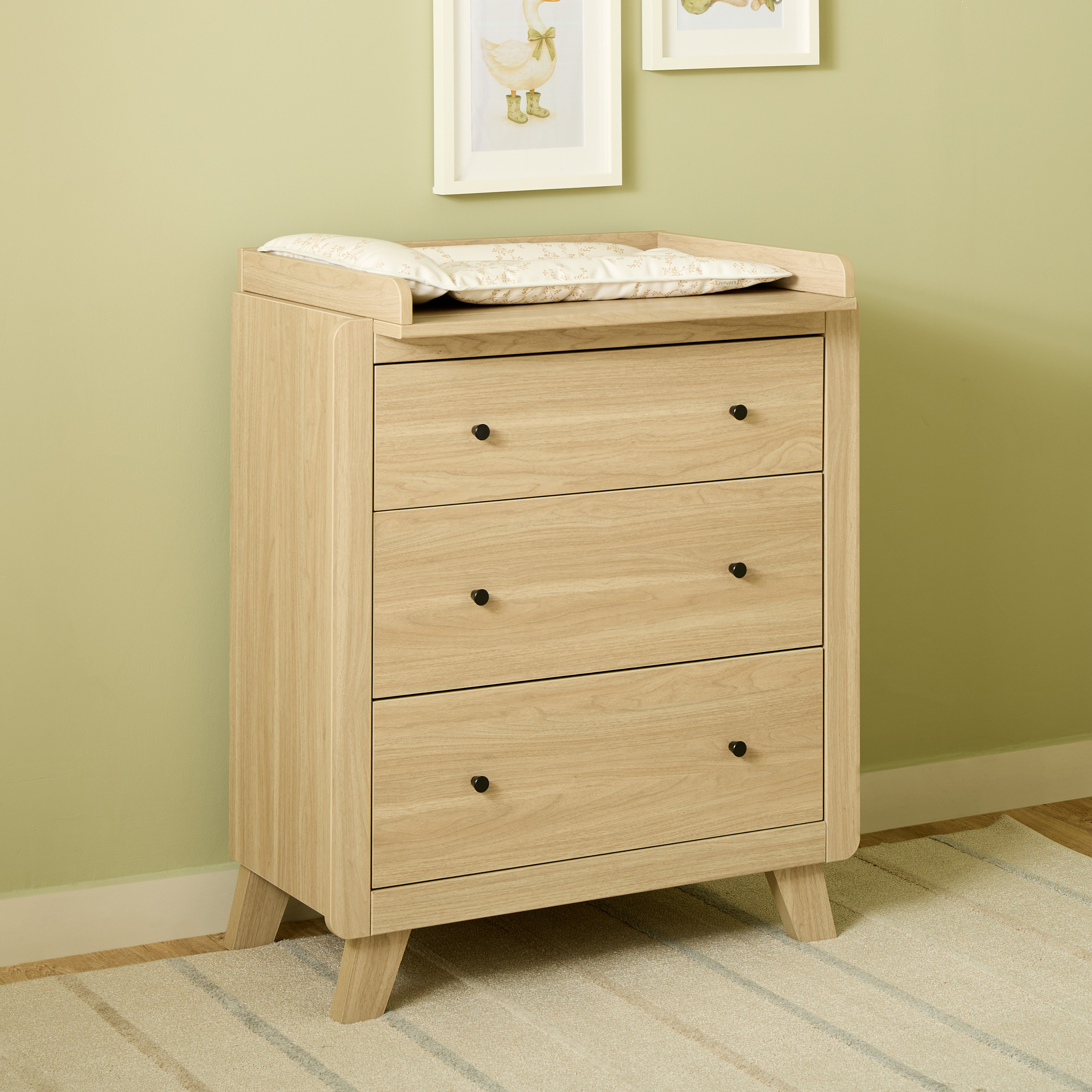 Giggles Oscar Chest of Drawers with Removable Top - Wood-baby-nursery-furniture-wardrobesandstorage-image-1