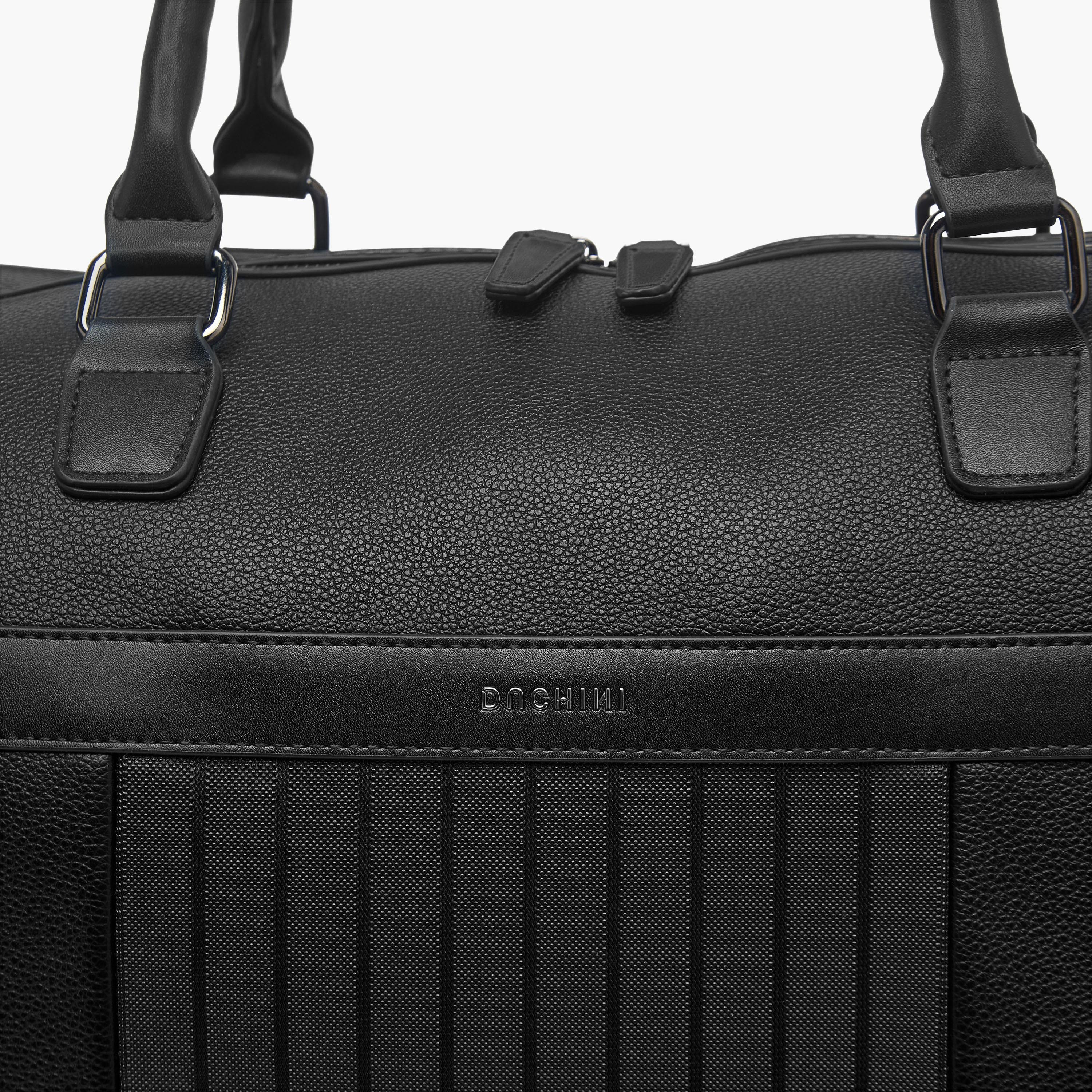 Duchini Solid Duffle Bag with Zip Closure and Detachable Strap-travel-luggagesandbags-dufflebags-image-4