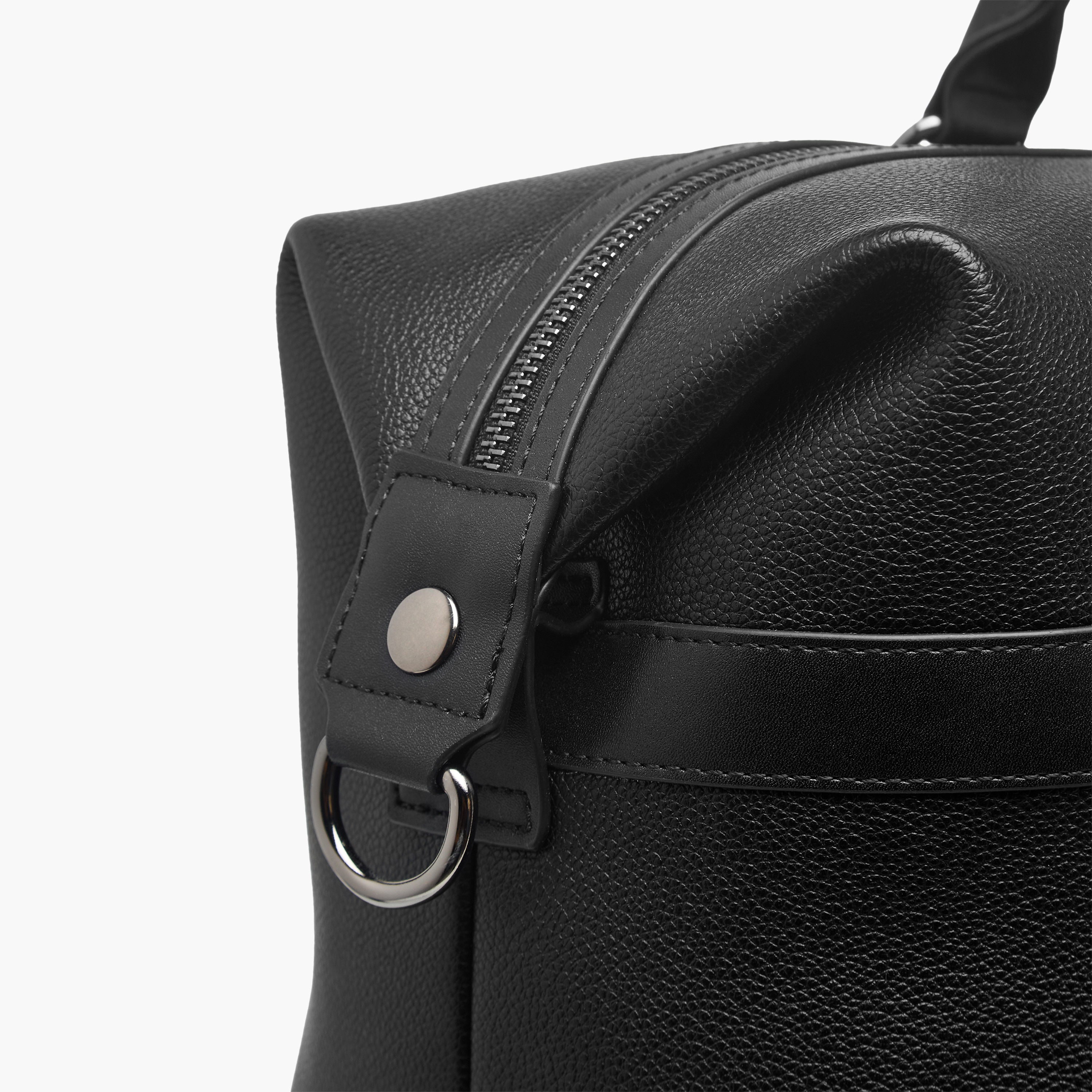 Duchini Solid Duffle Bag with Zip Closure and Detachable Strap-travel-luggagesandbags-dufflebags-image-5
