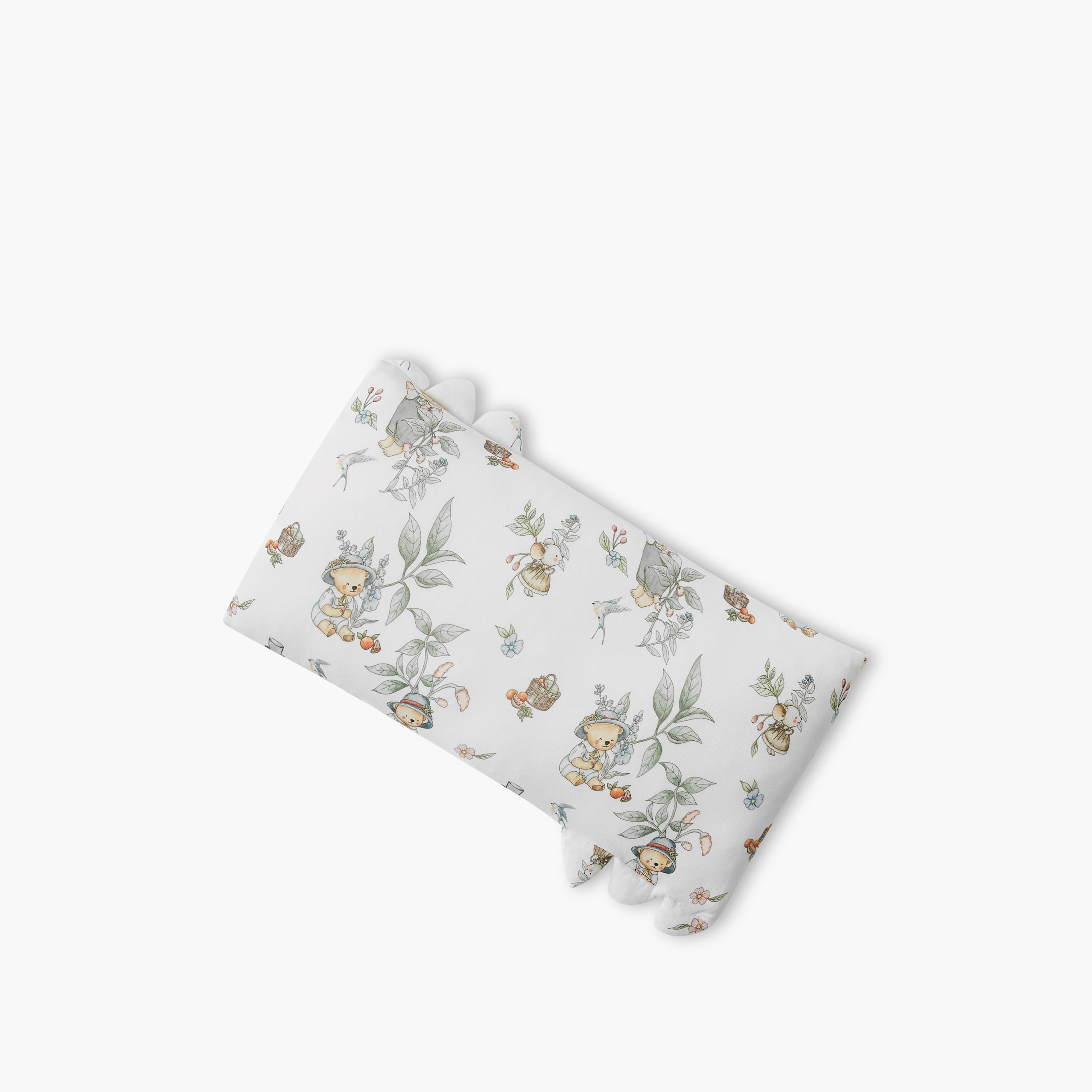 Giggles Baby Pillow with Bear Print, 21x40 cm-baby-nursery-babybedding-image-2