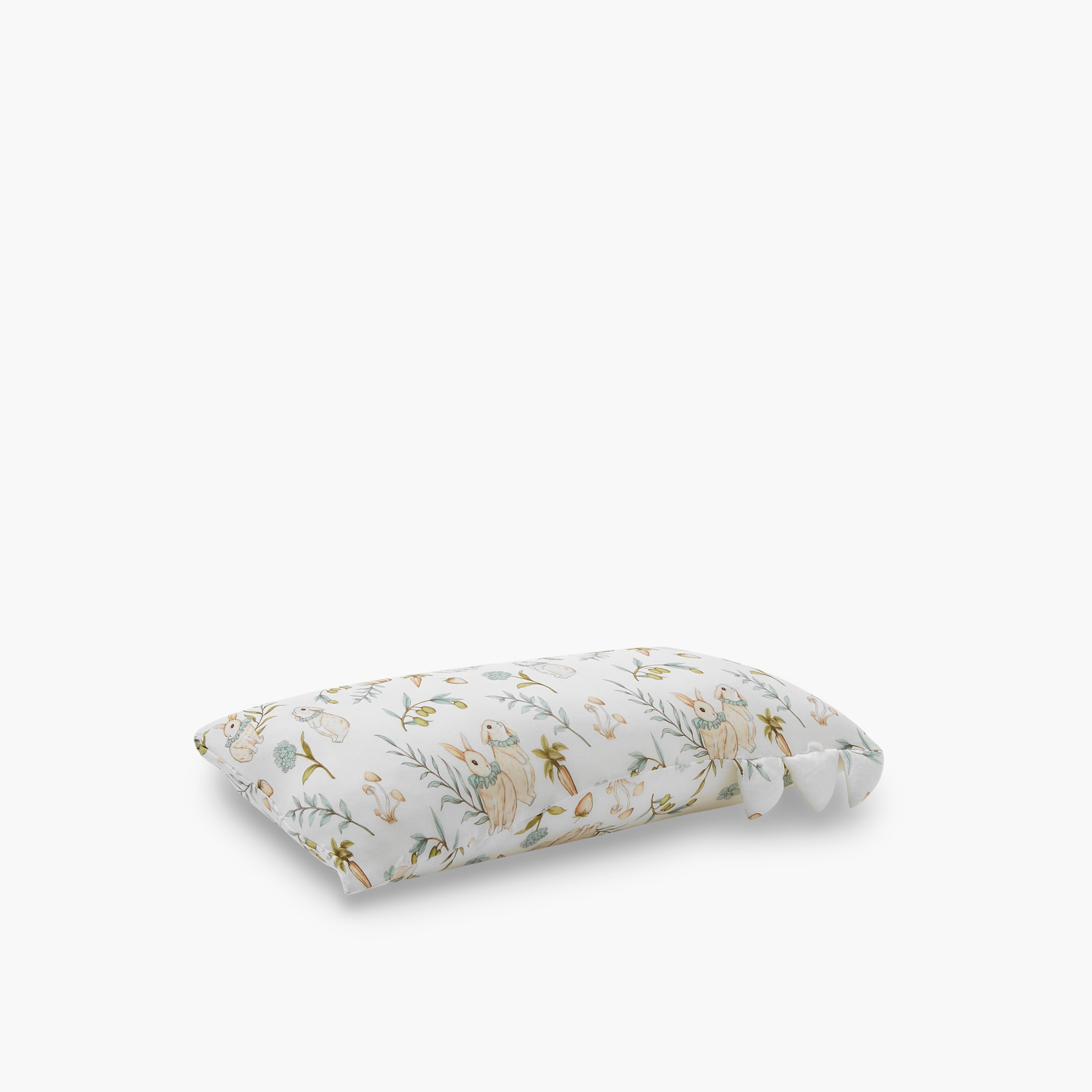 Giggles Baby Pillow with Bunny Print, 21x40 cm-baby-nursery-babybedding-image-3