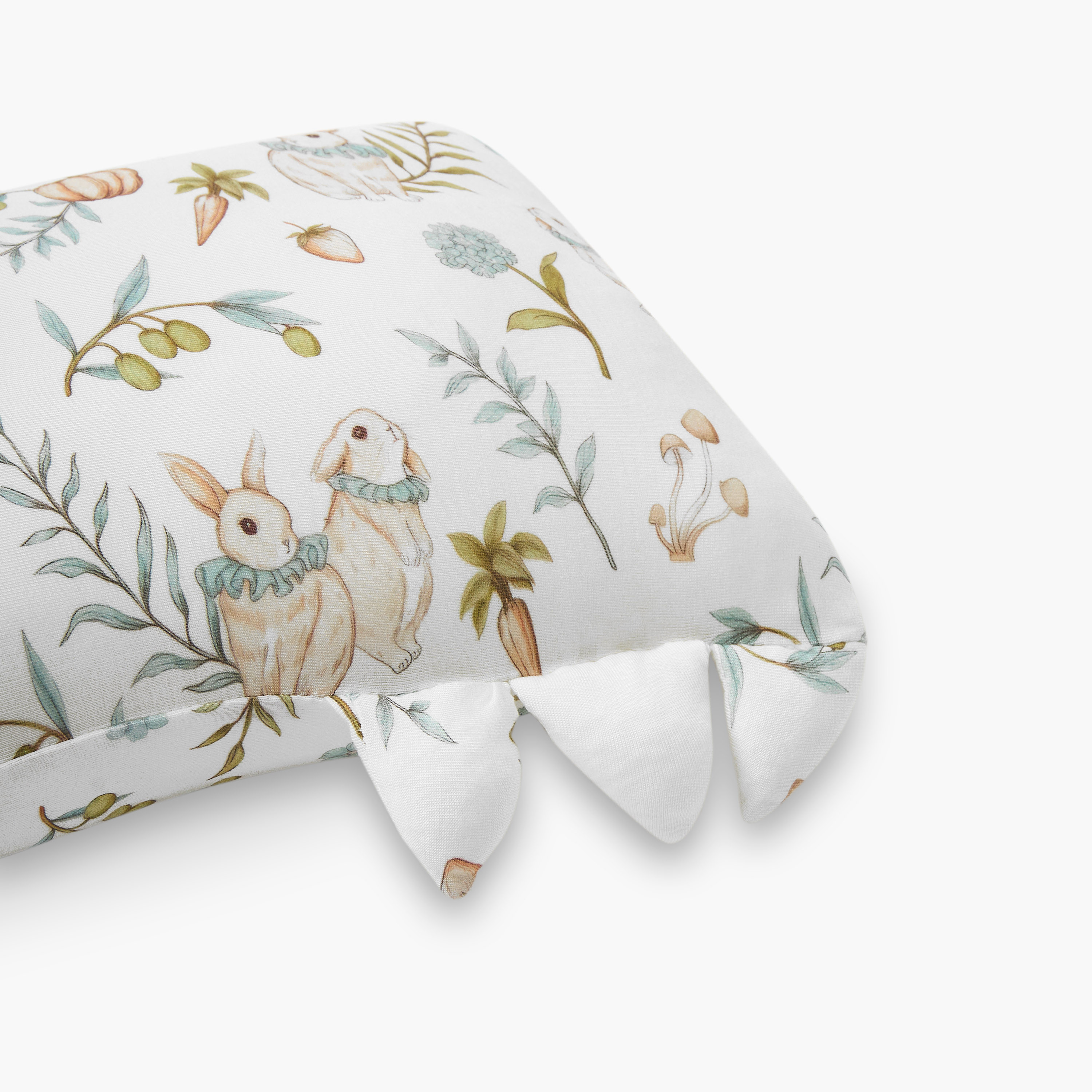 Giggles Baby Pillow with Bunny Print, 21x40 cm-baby-nursery-babybedding-image-5
