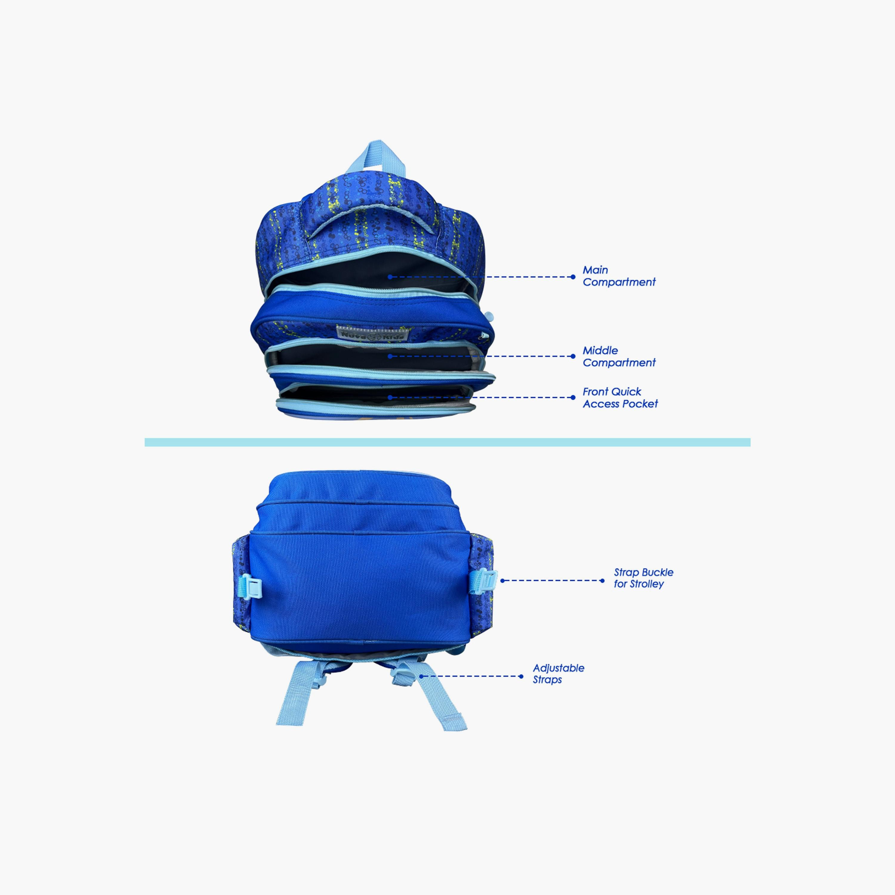 Nova Kids 3D School Bag - Skater - Blue - 16.5 Inch-school-bagsandbackpacks-backpacks-image-11