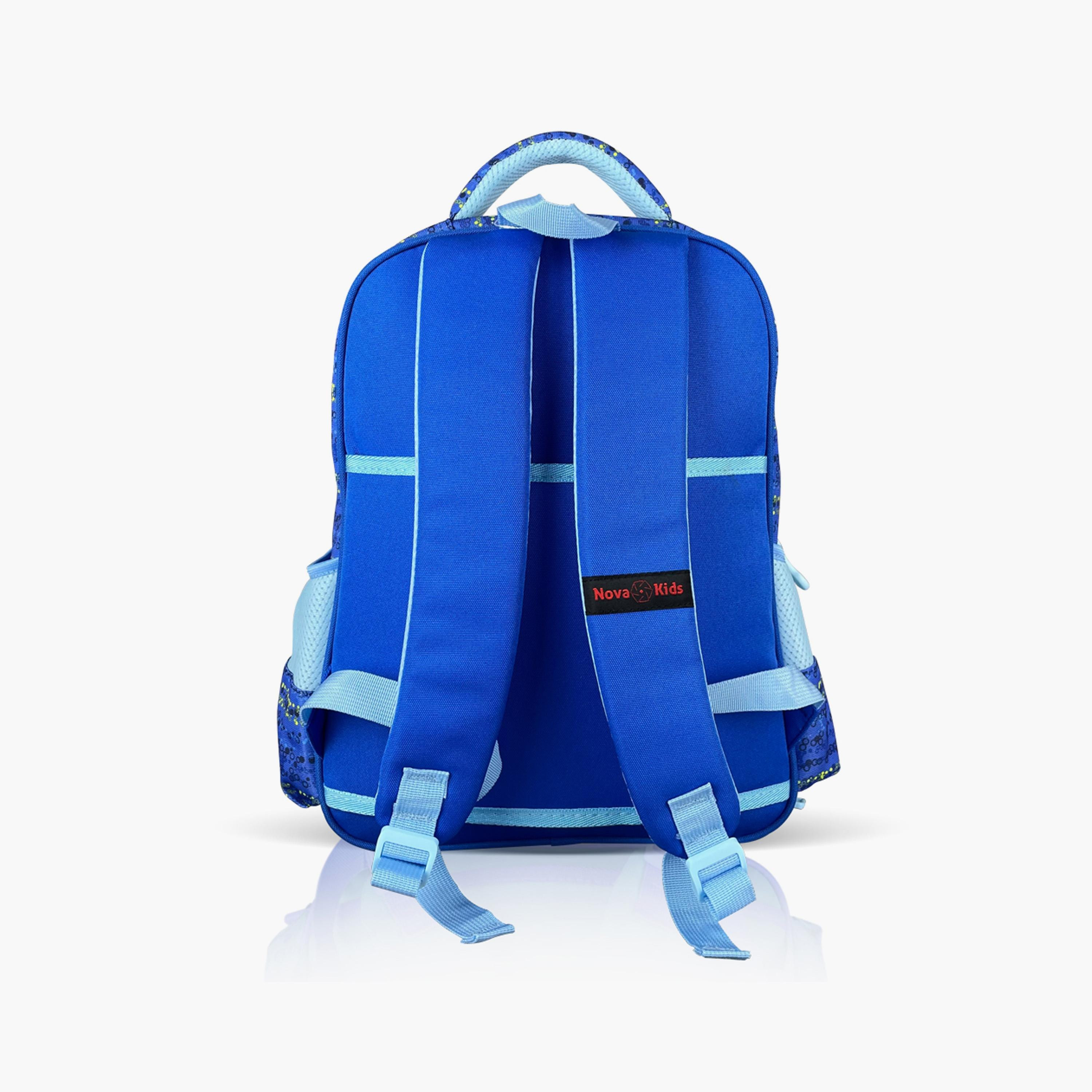 حقيبة مدرسية ثلاثية الأبعاد من نوفا كيدز - متزلج - أزرق - 16.5 بوصة-school-bagsandbackpacks-backpacks-image-5