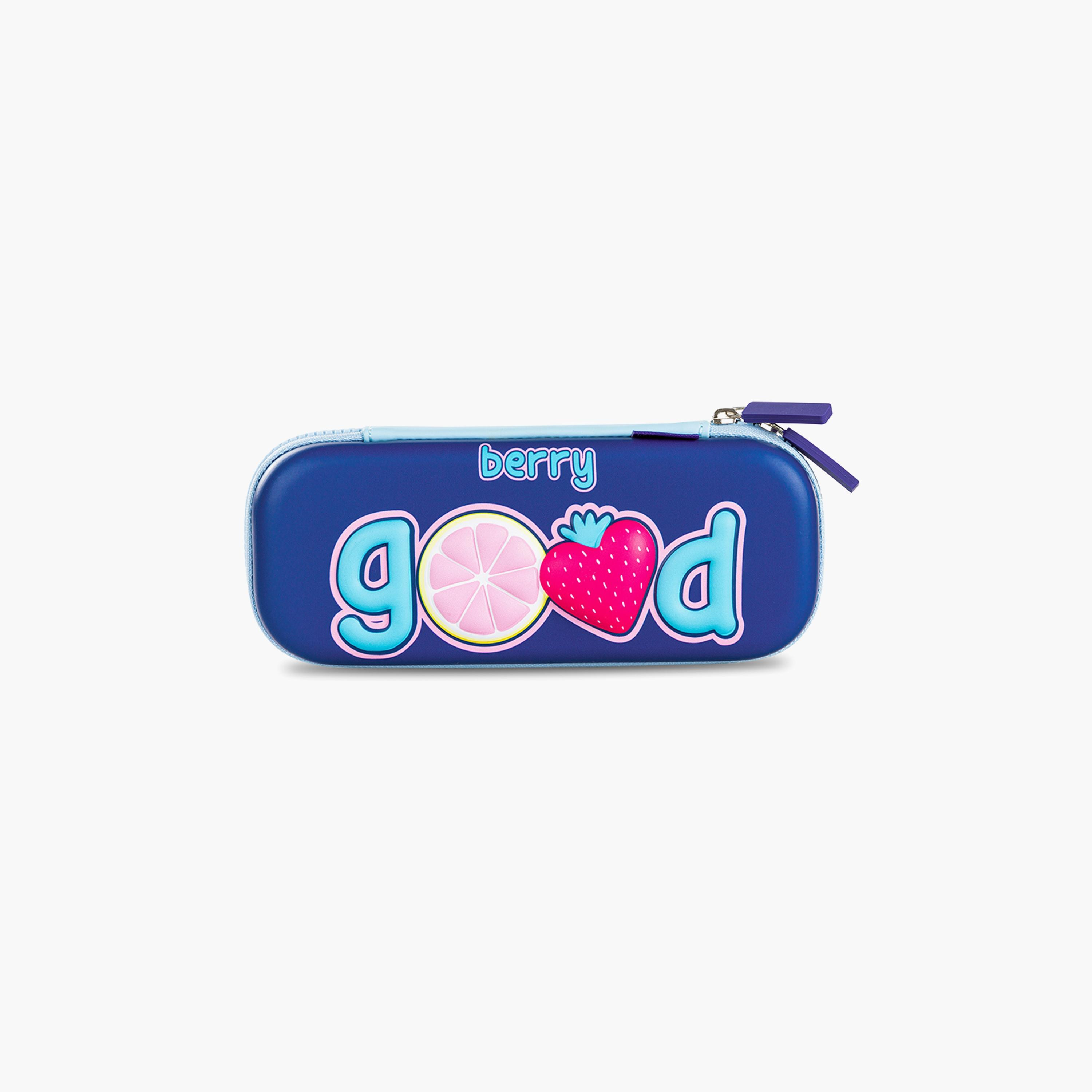 Eazy Kids Printed School Bag with Pencil Case - Berry Good - Blue - 16 Inch-school-bagsandbackpacks-sets-image-10