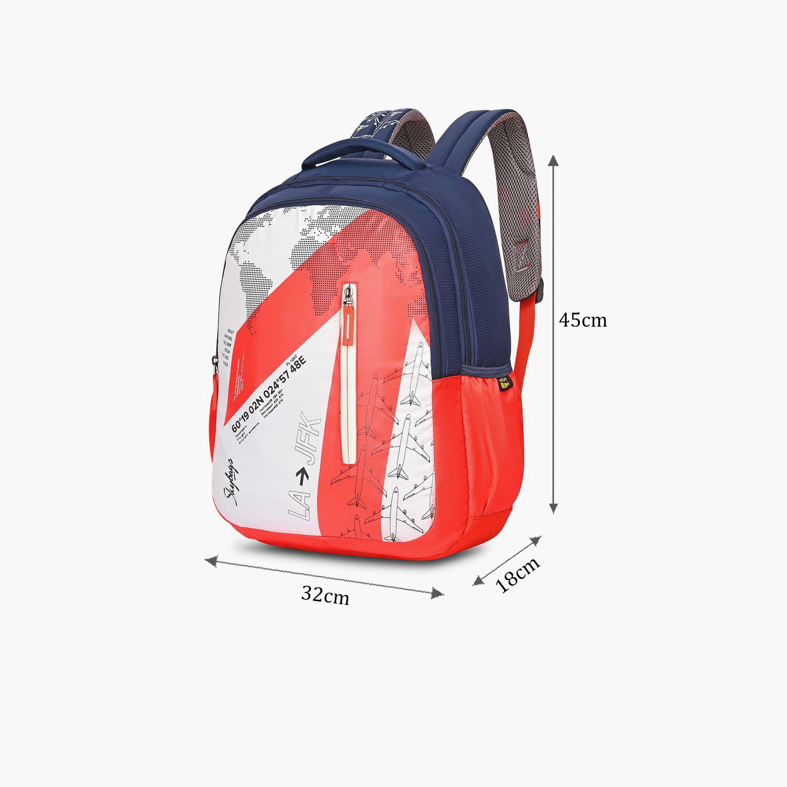 Skybags 23 L Backpack, Polyester, Adjustable Shoulder Straps | Atlas-01-travel-luggagesandbags-backpacks-image-2