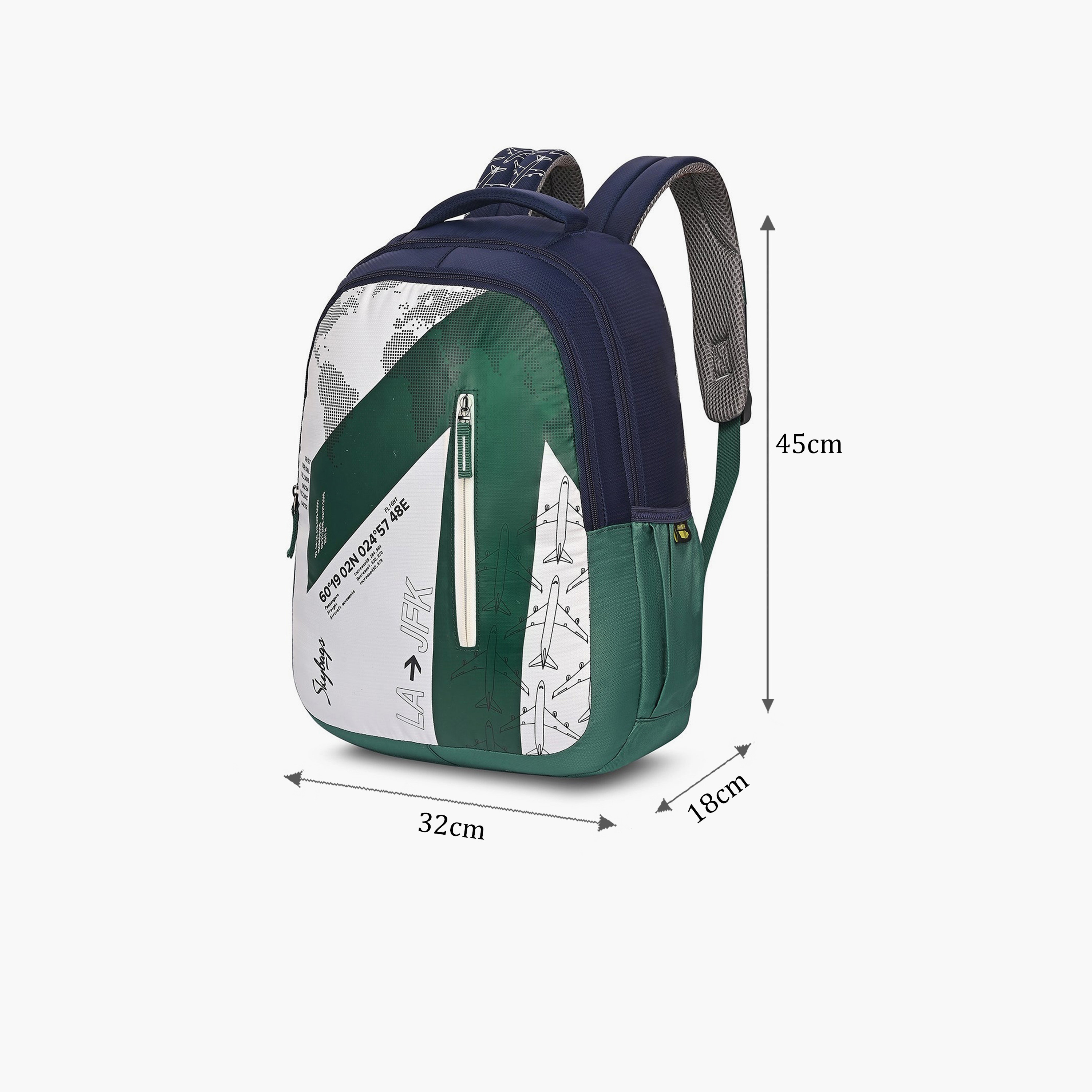 Skybags 23 L Backpack, Polyester, Adjustable Shoulder Straps | Atlas-02-travel-luggagesandbags-backpacks-image-2