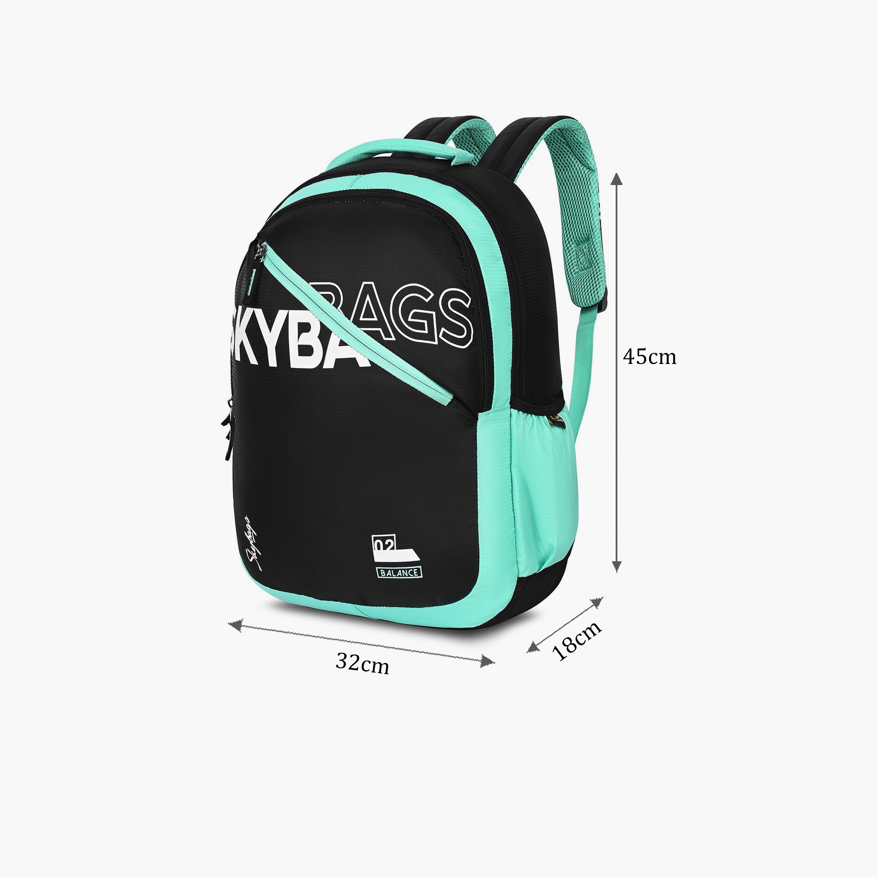 Skybags 23 L Backpack, Polyester, Adjustable Shoulder Straps | Atlas-04-travel-luggagesandbags-backpacks-image-2