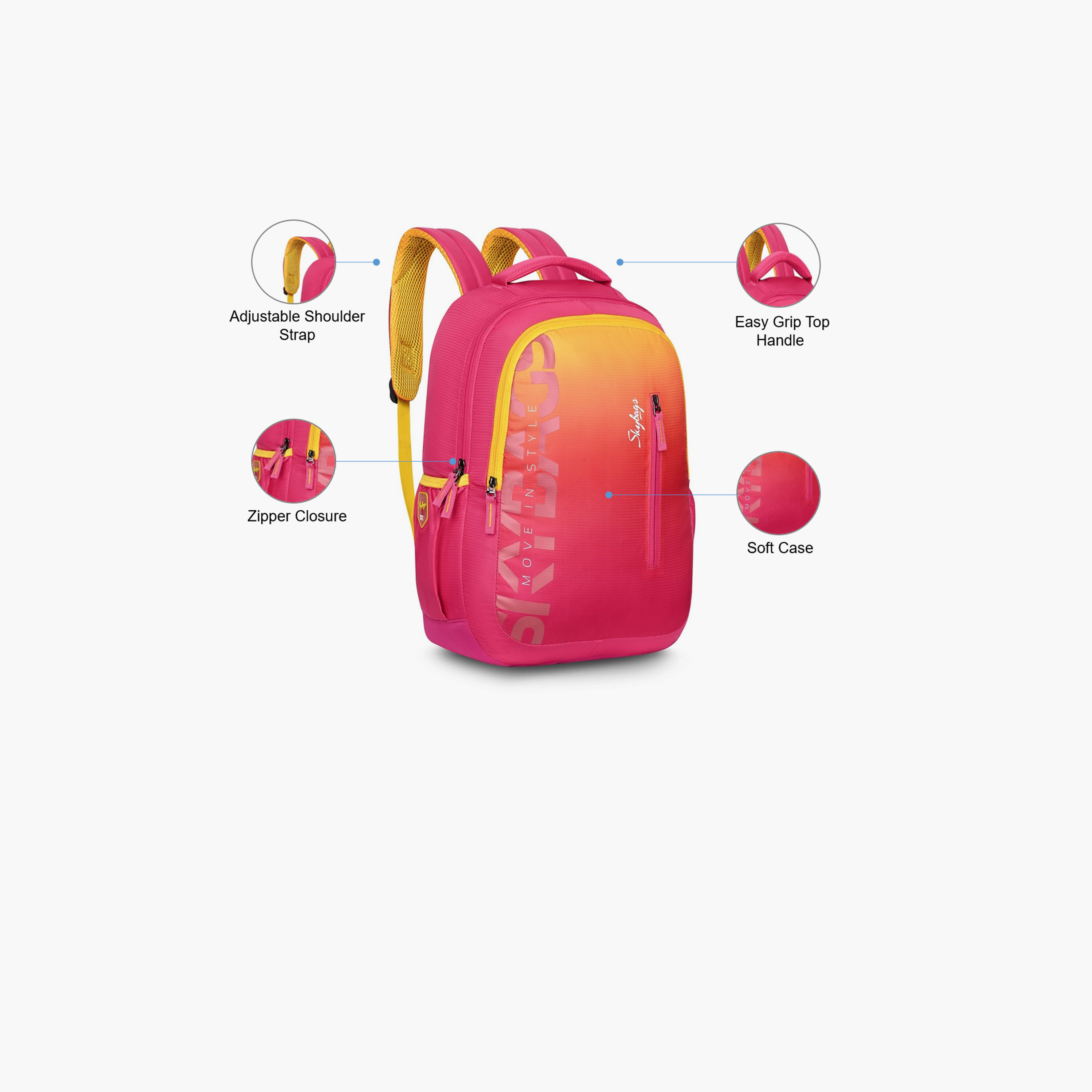 سكاي باجز 23 لتر حقيبة ظهر, بوليستر, حمالات كتف قابلة للتعديل | أطلس -05-travel-luggagesandbags-backpacks-image-3
