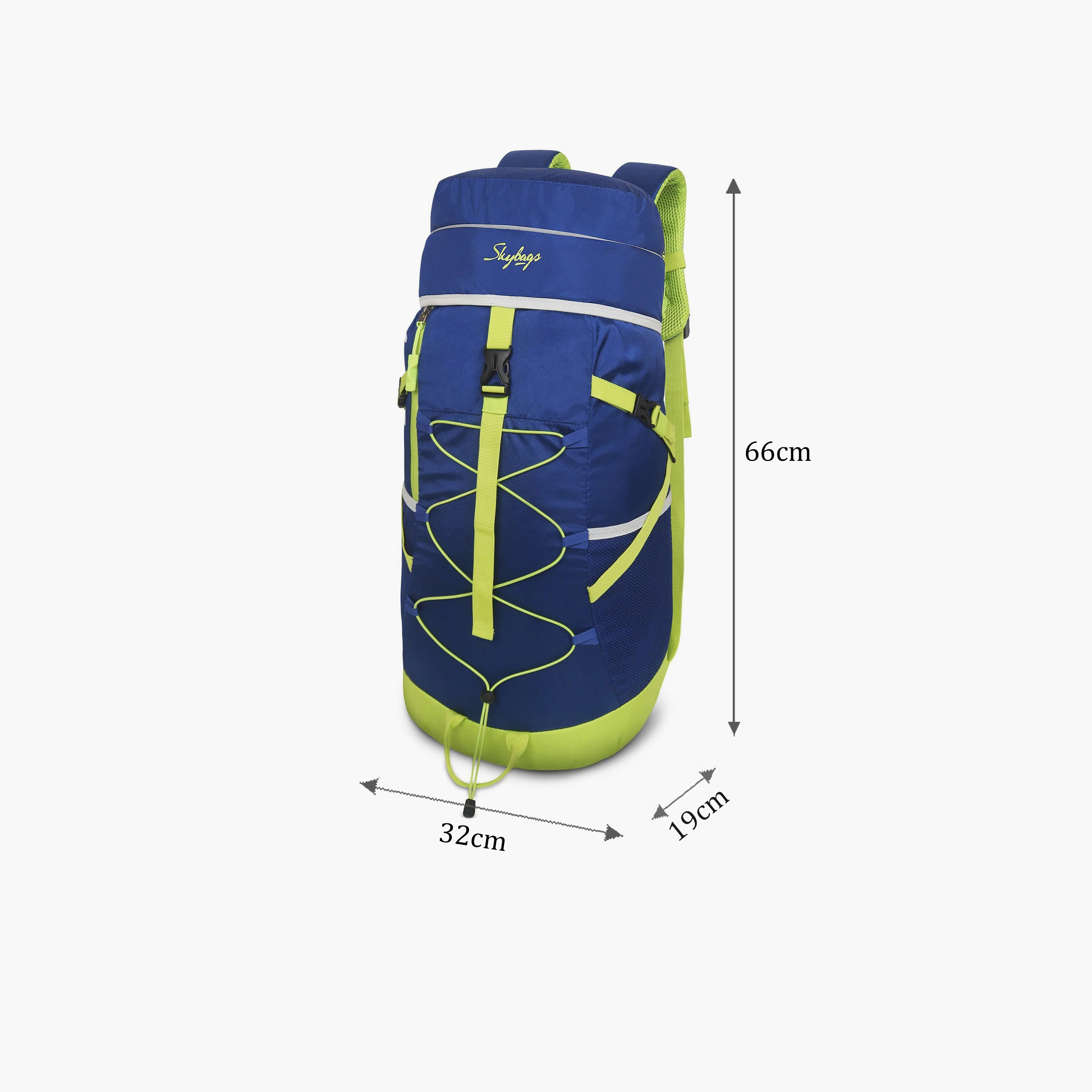 Skybags 45 L Travel Bag, Polyester, Adjustable Shoulder Straps | Vertex-02-travel-luggagesandbags-backpacks-image-2