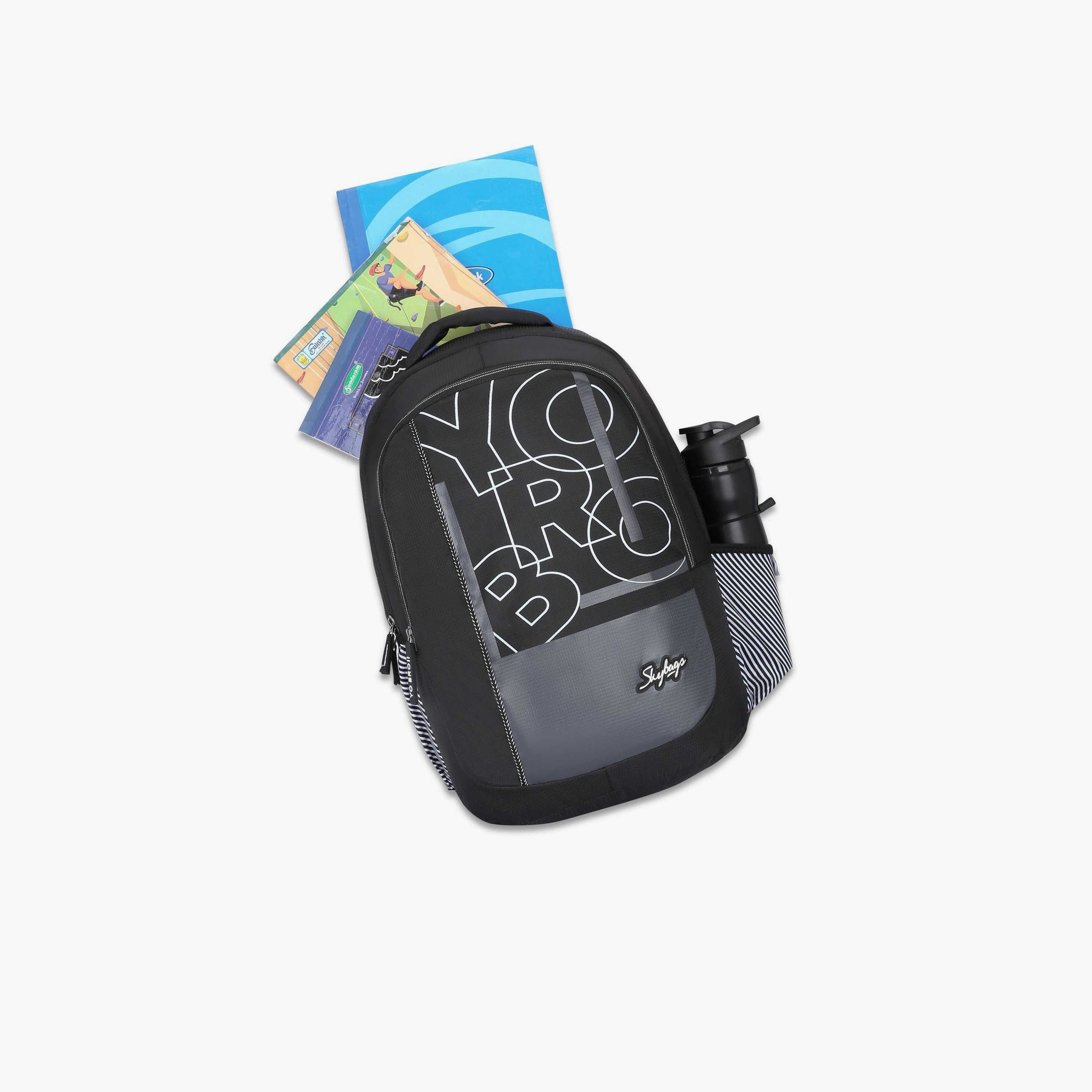 حقيبة ظهر Skybags سعة 32 لترًا، مصنوعة من البوليستر، مع أحزمة كتف قابلة للتعديل | KLAN-03-travel-luggagesandbags-backpacks-image-3