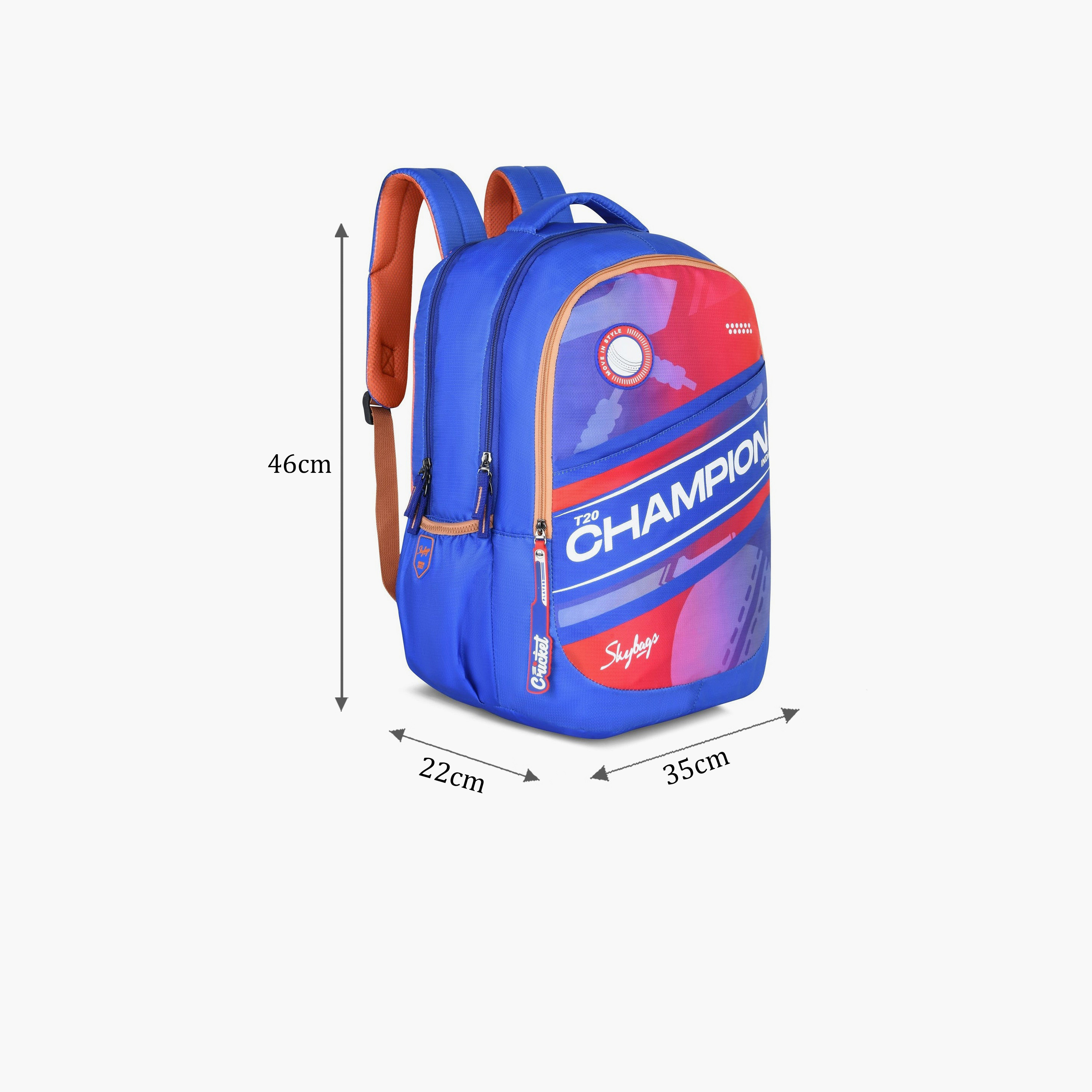 Skybags 32 L Backpack, Polyester, Adjustable Shoulder Straps | KLAN-07-travel-luggagesandbags-backpacks-image-2