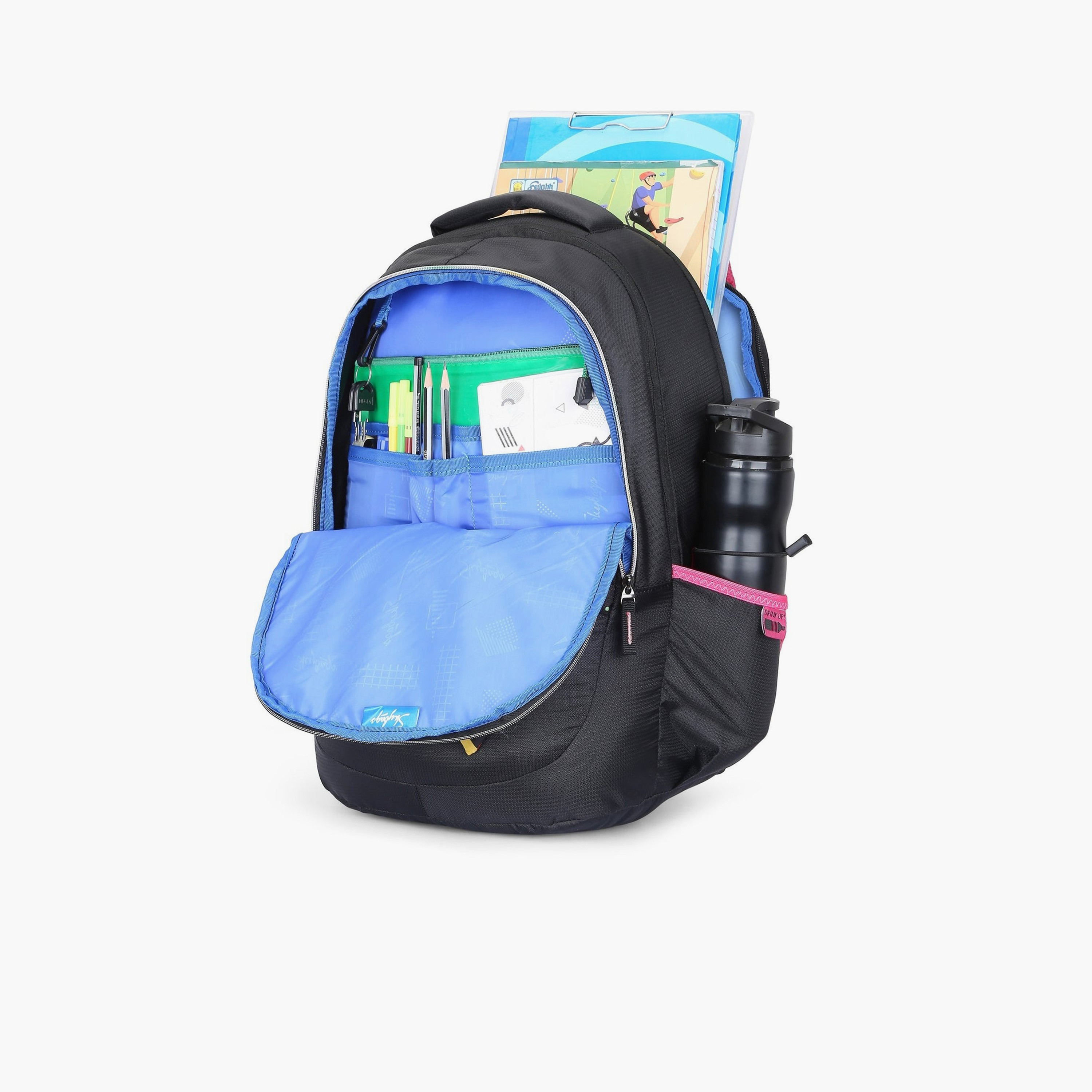 Skybags 32 L Backpack, Polyester, Adjustable Shoulder Straps | KLAN-08-travel-luggagesandbags-backpacks-image-5