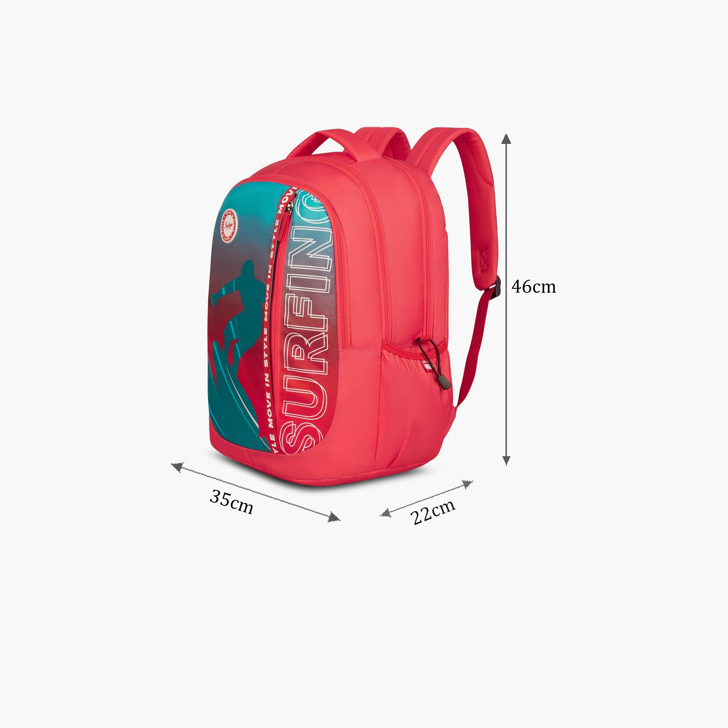 Skybags 32 L Backpack, Polyester, Adjustable Shoulder Straps | KLANPLUS-04-travel-luggagesandbags-backpacks-image-2