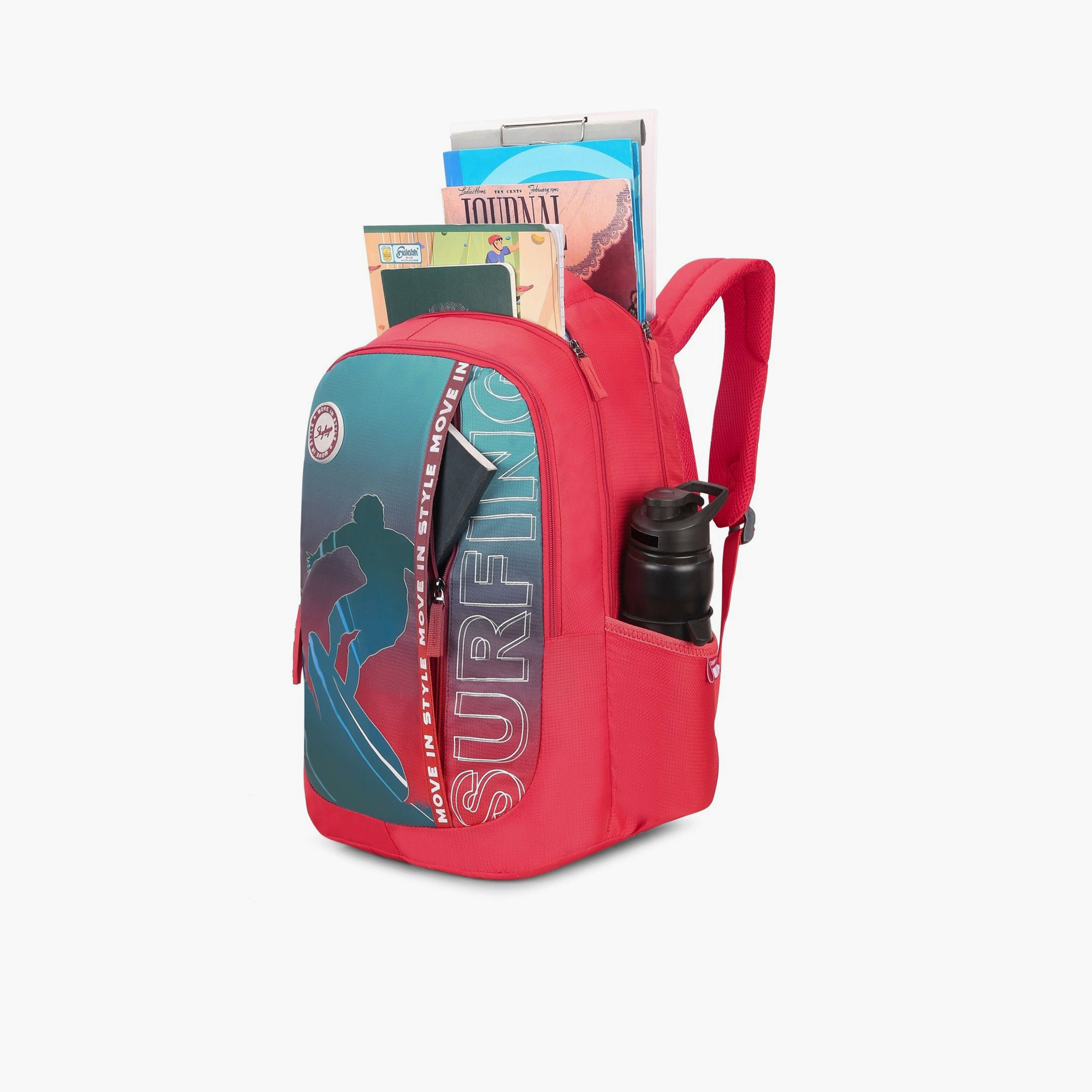 Skybags 32 L Backpack, Polyester, Adjustable Shoulder Straps | KLANPLUS-04-travel-luggagesandbags-backpacks-image-5