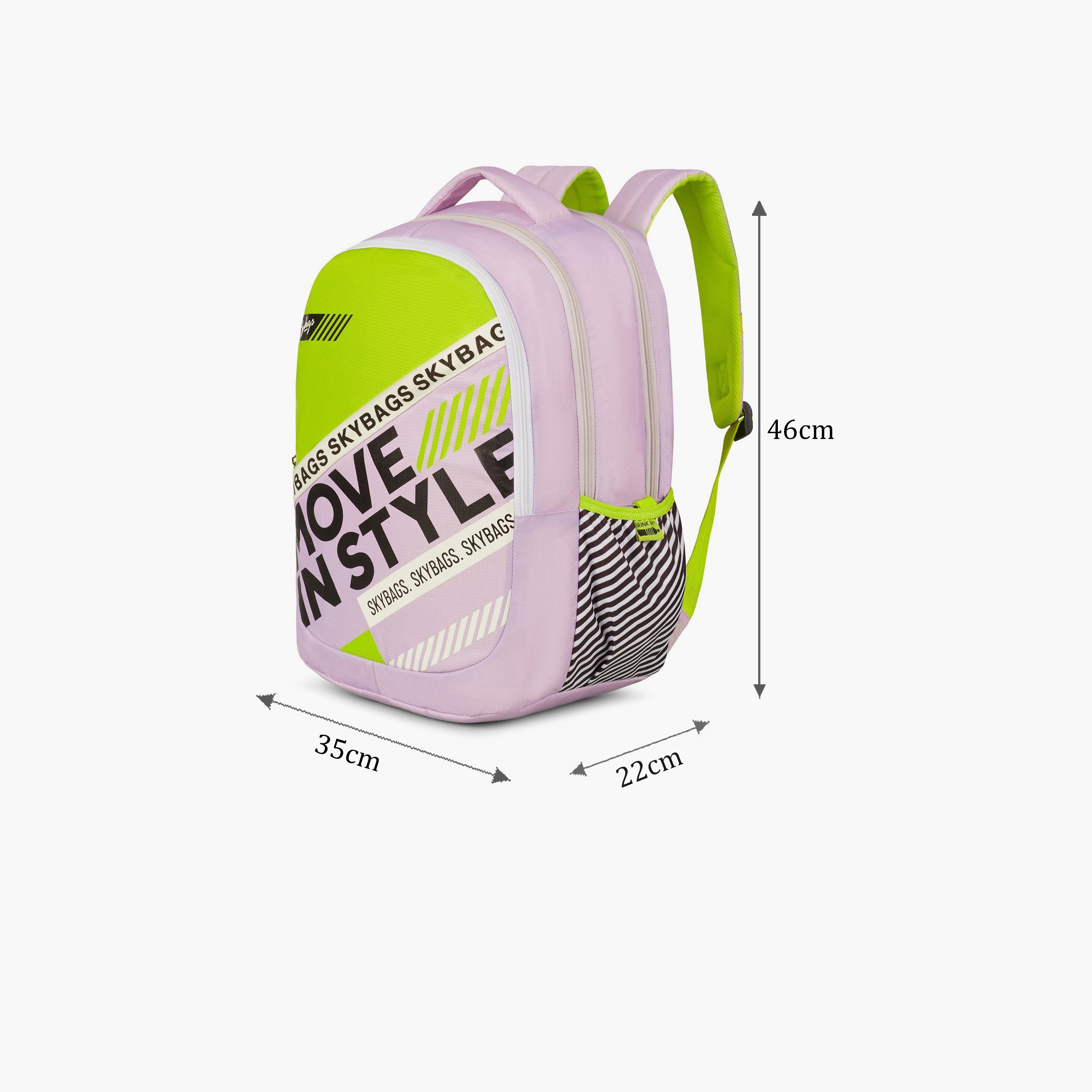 Skybags 32 L Backpack, Polyester, Adjustable Shoulder Straps | KLANPLUS-06-travel-luggagesandbags-backpacks-image-2