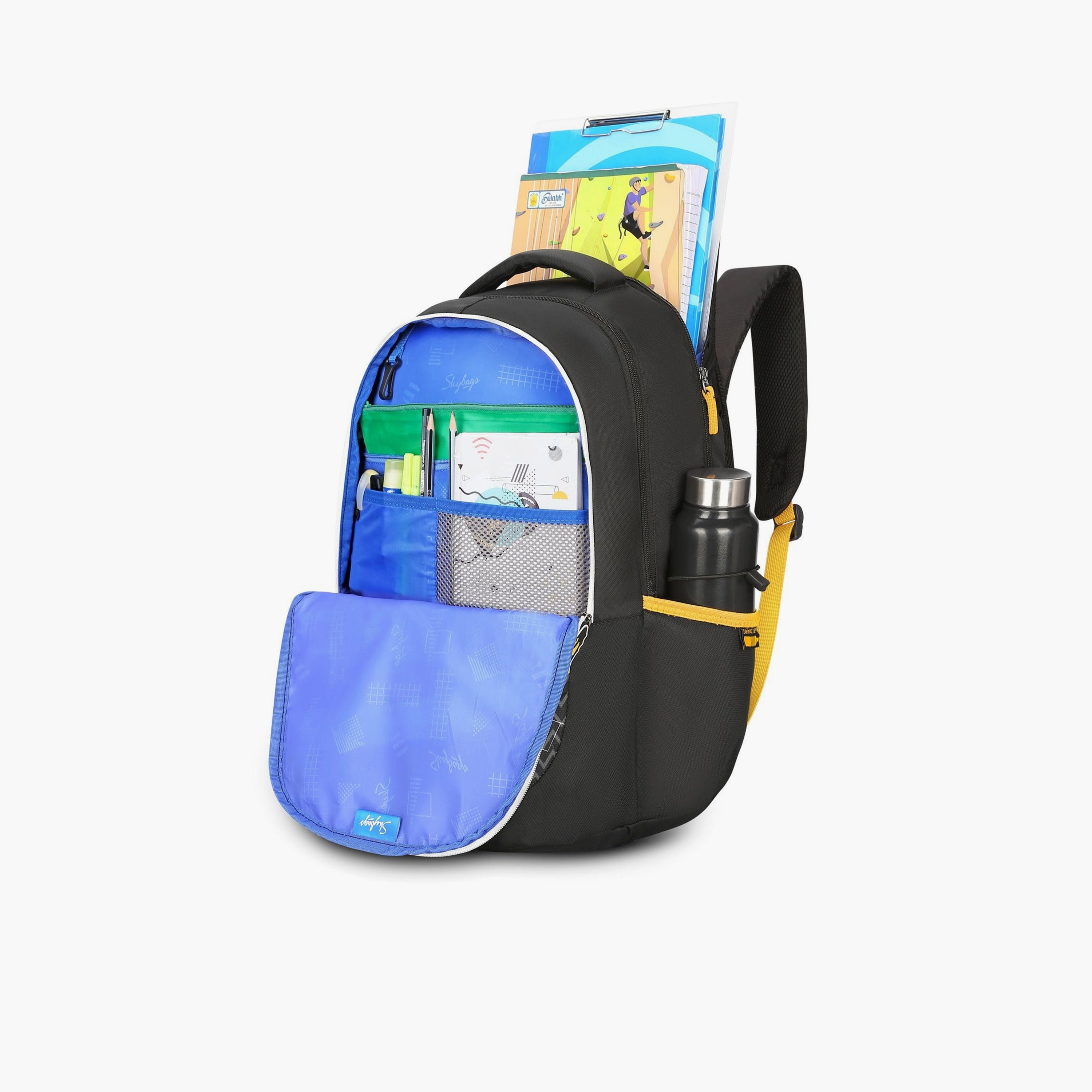 Skybags 32 L Backpack, Polyester, Adjustable Shoulder Straps | KLANPRO-01-travel-luggagesandbags-backpacks-image-6