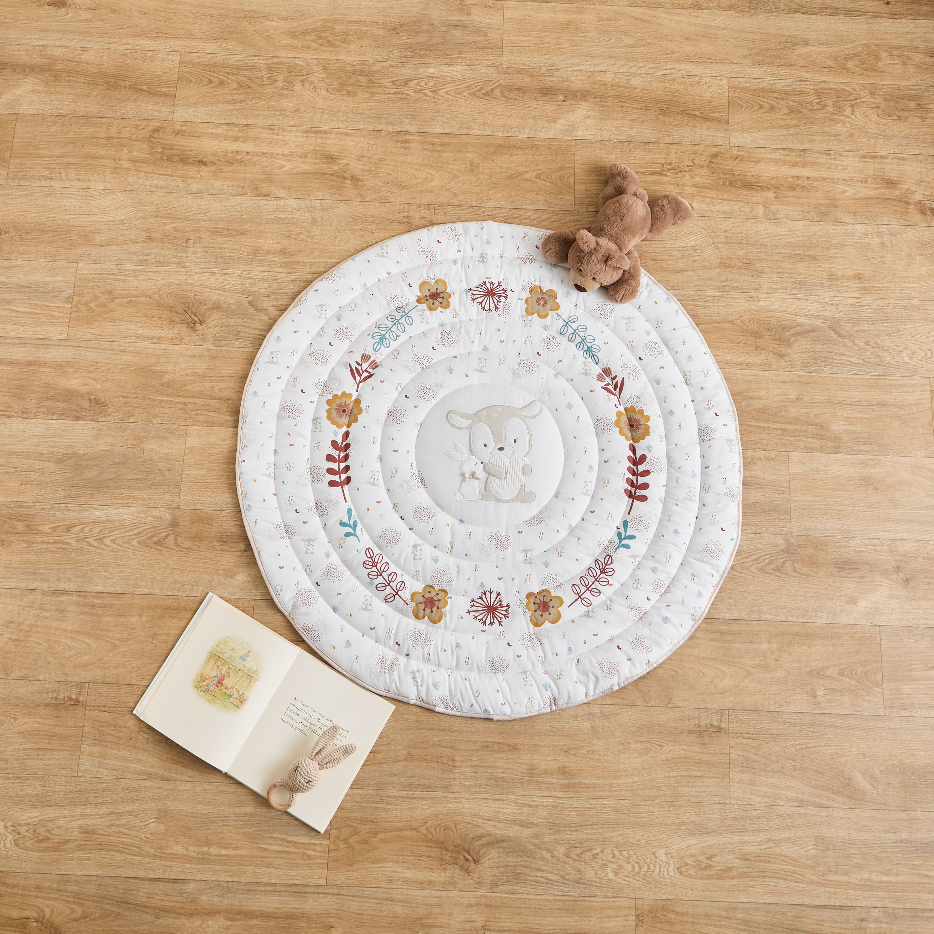 Giggles Playmat with Deer Applique-baby-infantactivity-playpensandplaymats-image-1