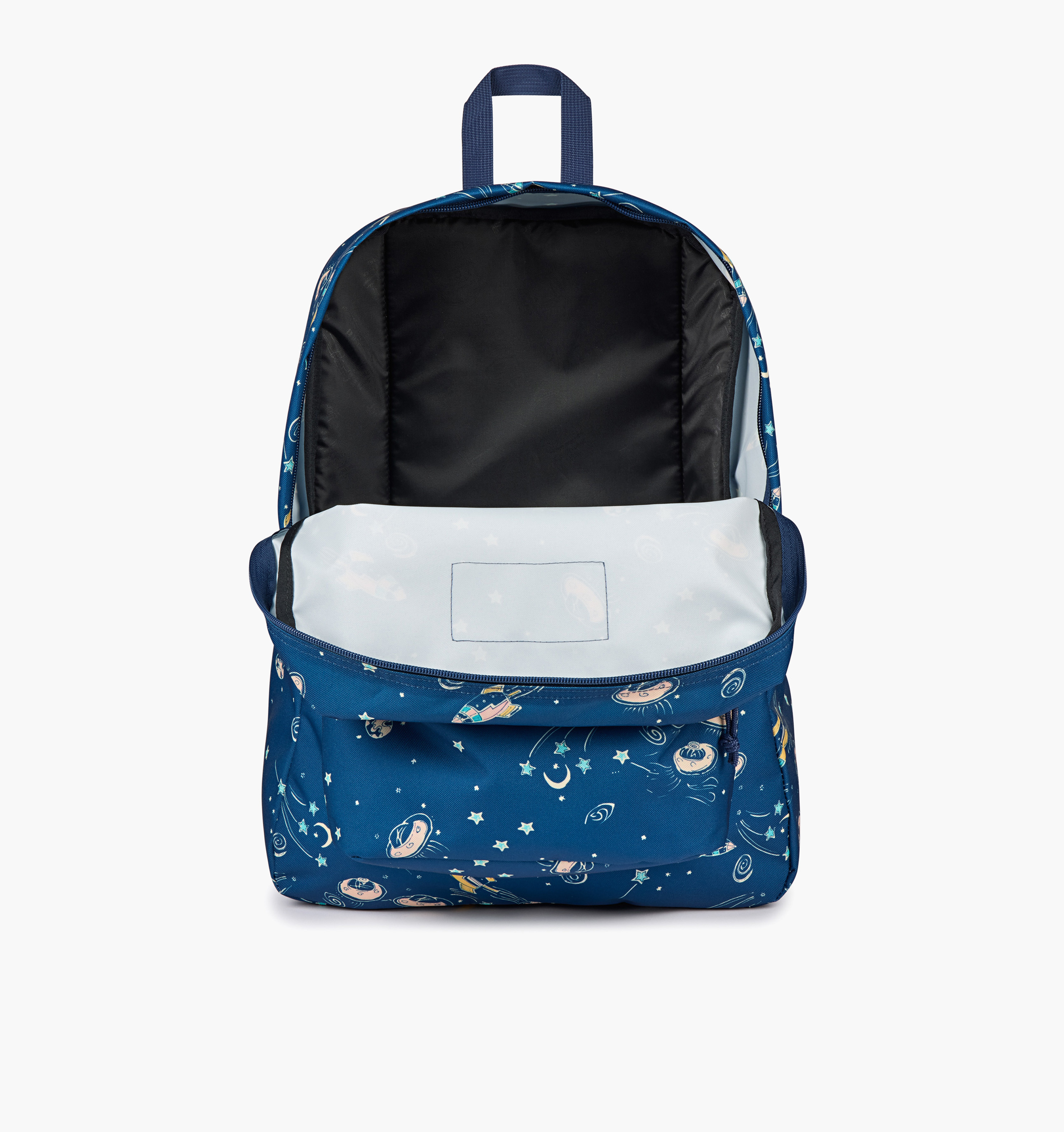 Jansport Space Print Backpack with Adjustable Straps and Zip Closure - 14x32x42 cms-school-bagsandbackpacks-backpacks-image-5