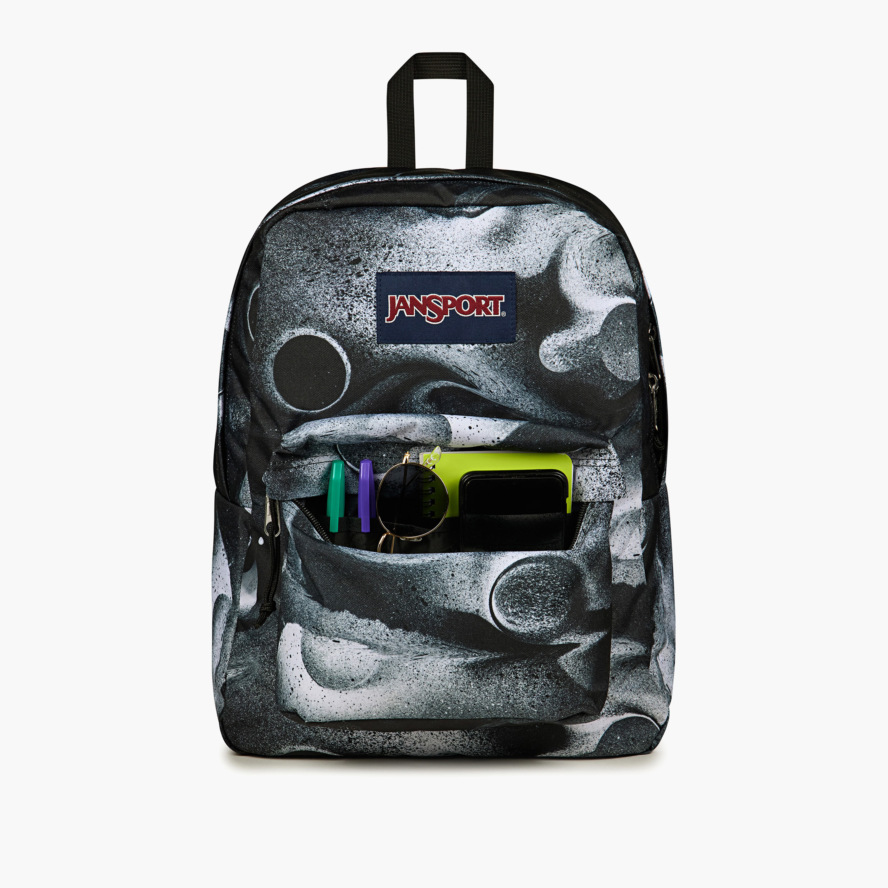 Jansport Printed Backpack with Adjustable Straps and Zip Closure - 14x32x42 cms-school-bagsandbackpacks-backpacks-image-4