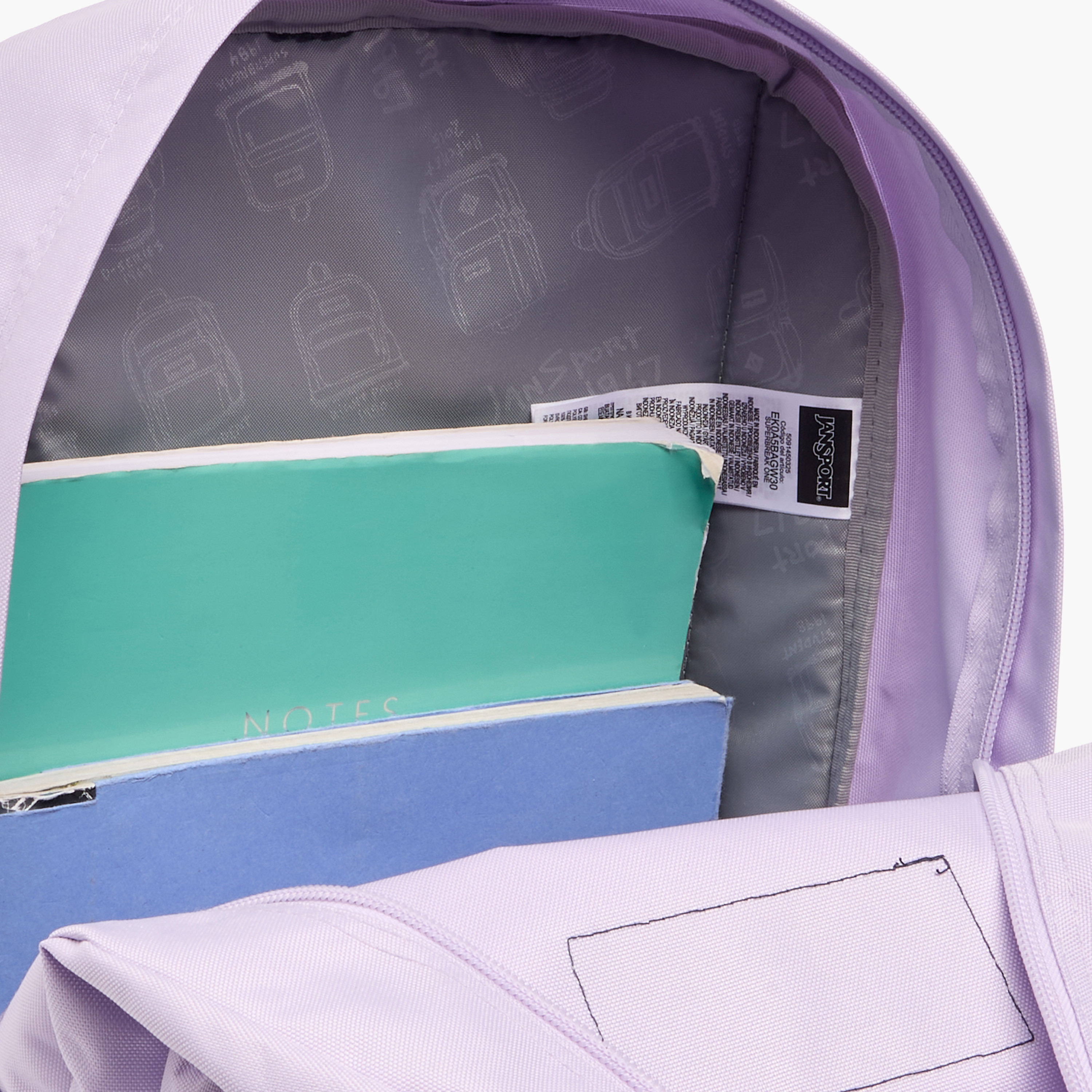 شنطة ظهر سادة بحزام كتف مبطن من جانسبورت - 14x32x42 سم-school-bagsandbackpacks-backpacks-image-5
