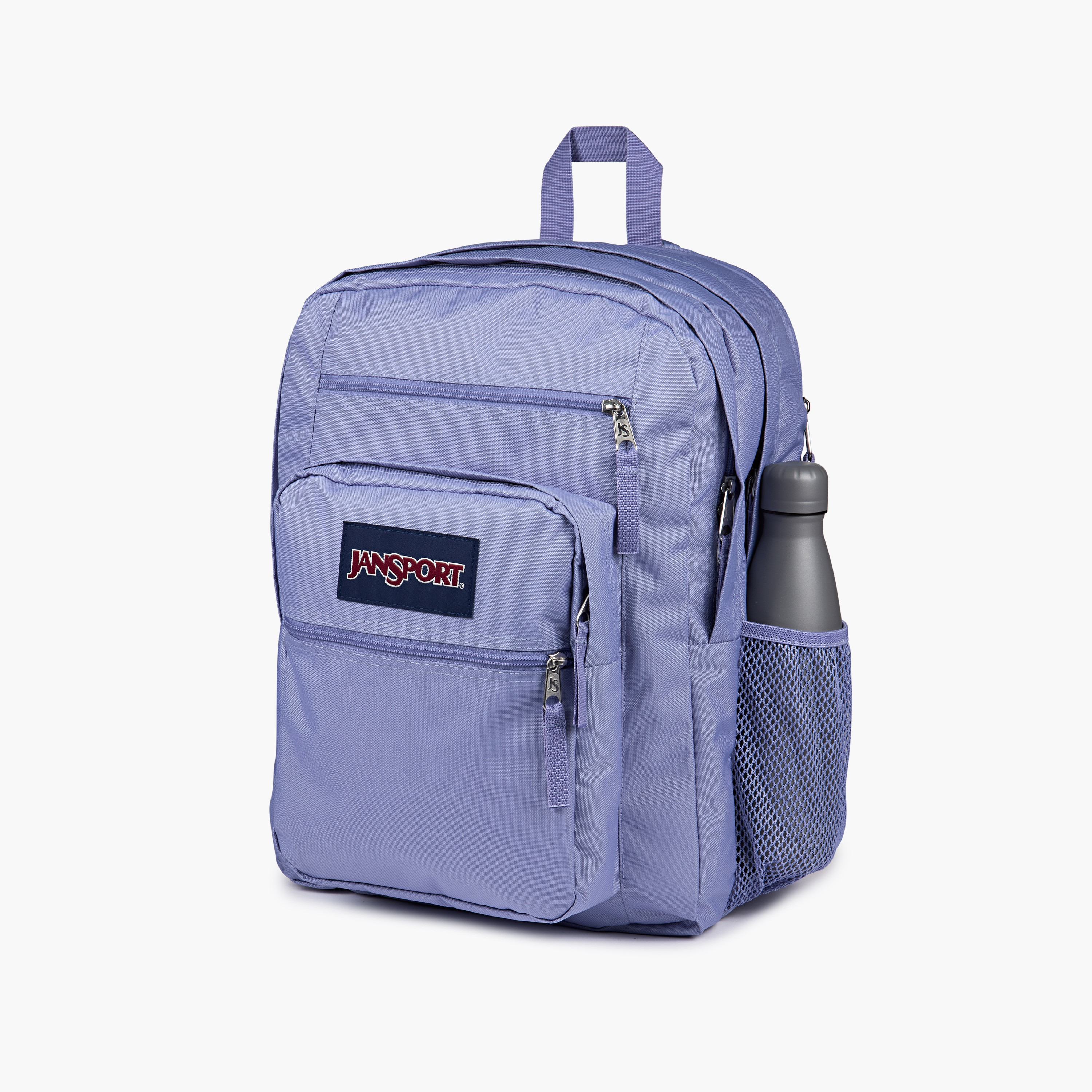 شنطة ظهر سادة بحمّالات قابلة للتعديل وسحاب إغلاق من جانسبورت - 19x33x44 سم-school-bagsandbackpacks-backpacks-image-4