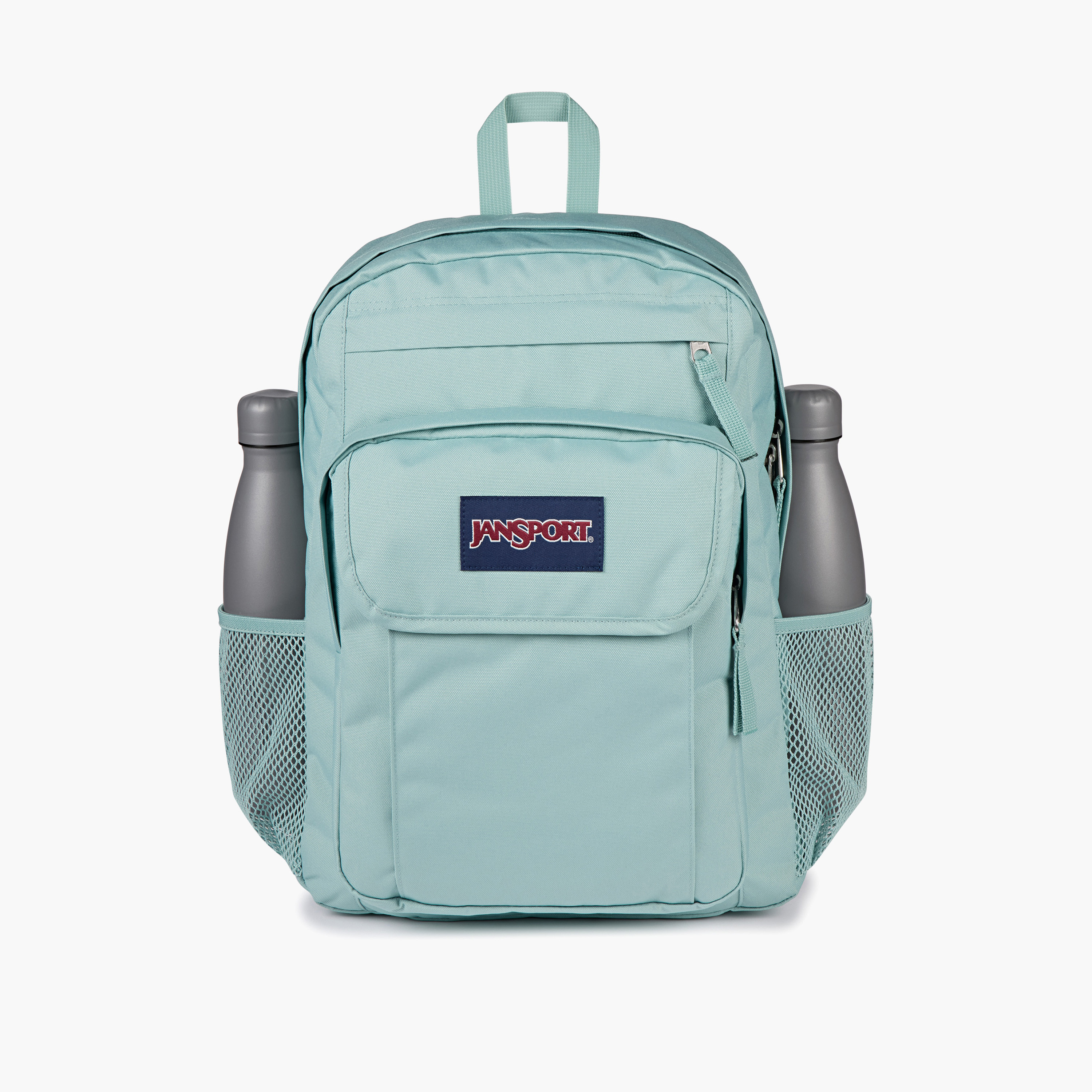 Jansport Solid Backpack with Adjustable Straps and Zip Closure - 14x32x42 cms-school-bagsandbackpacks-backpacks-image-4
