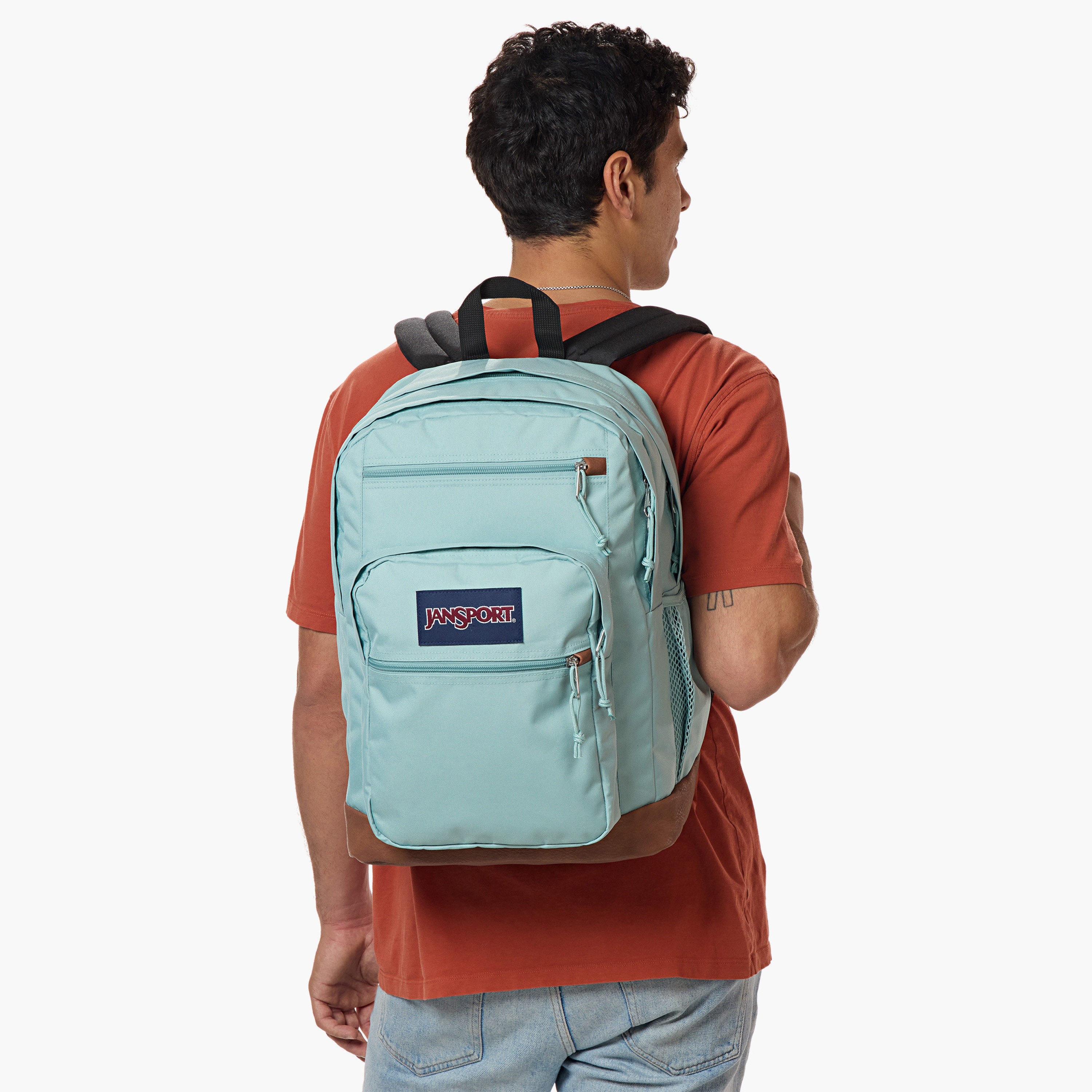 Jansport Solid Backpack with Adjustable Straps and Zip Closure - 21x31x44 cms-school-bagsandbackpacks-backpacks-image-2
